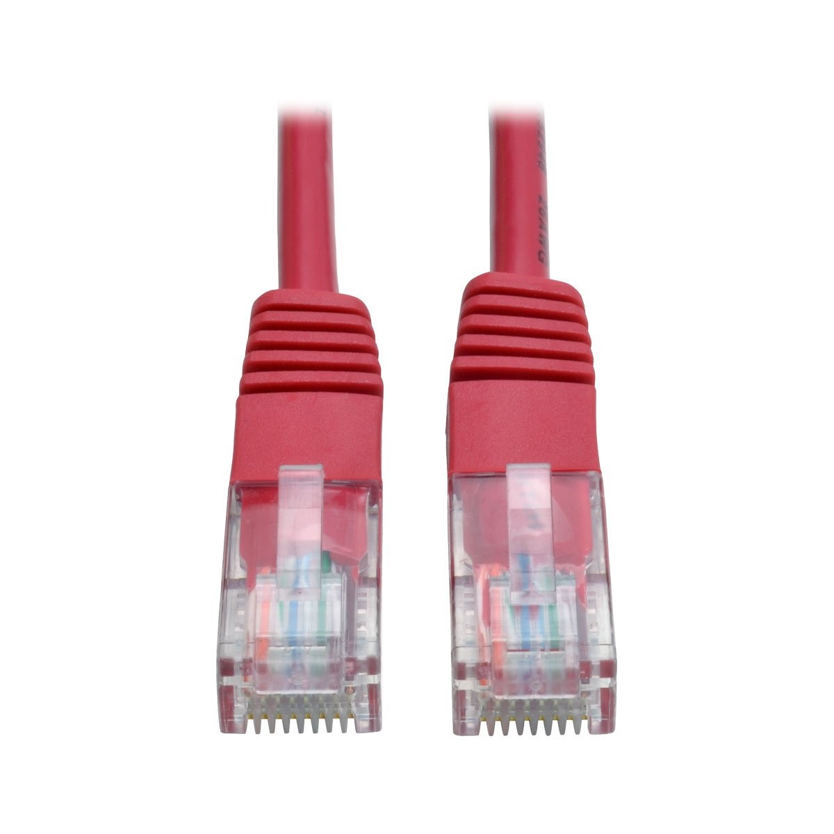 Tripp Lite Cat5e 350MHz Molded Patch Cable (RJ45 M/M) - Red, 5-ft.(N002-005-RD)