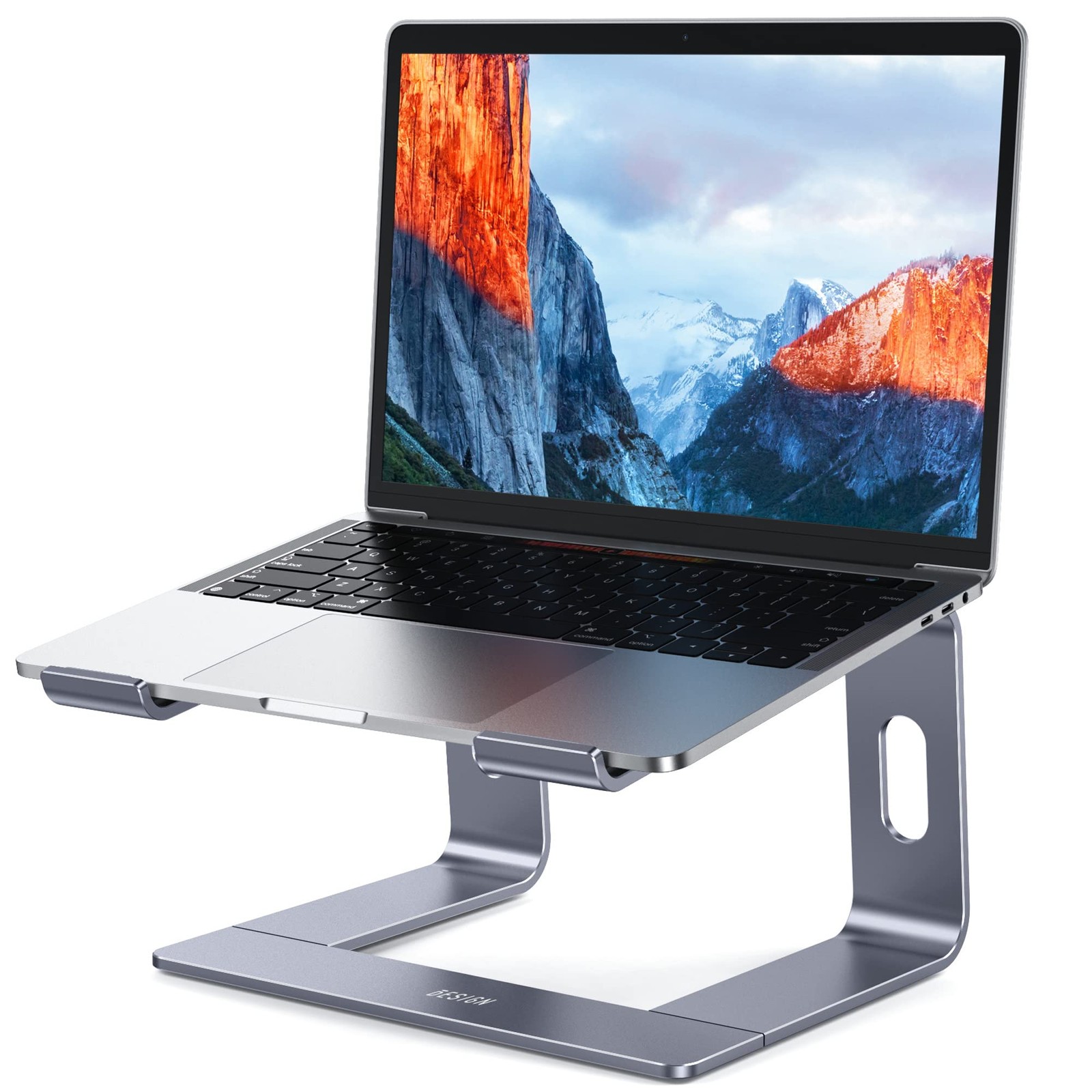 BESIGN LS03 Aluminum Laptop Stand, Ergonomic Detachable Computer D-Space Gray