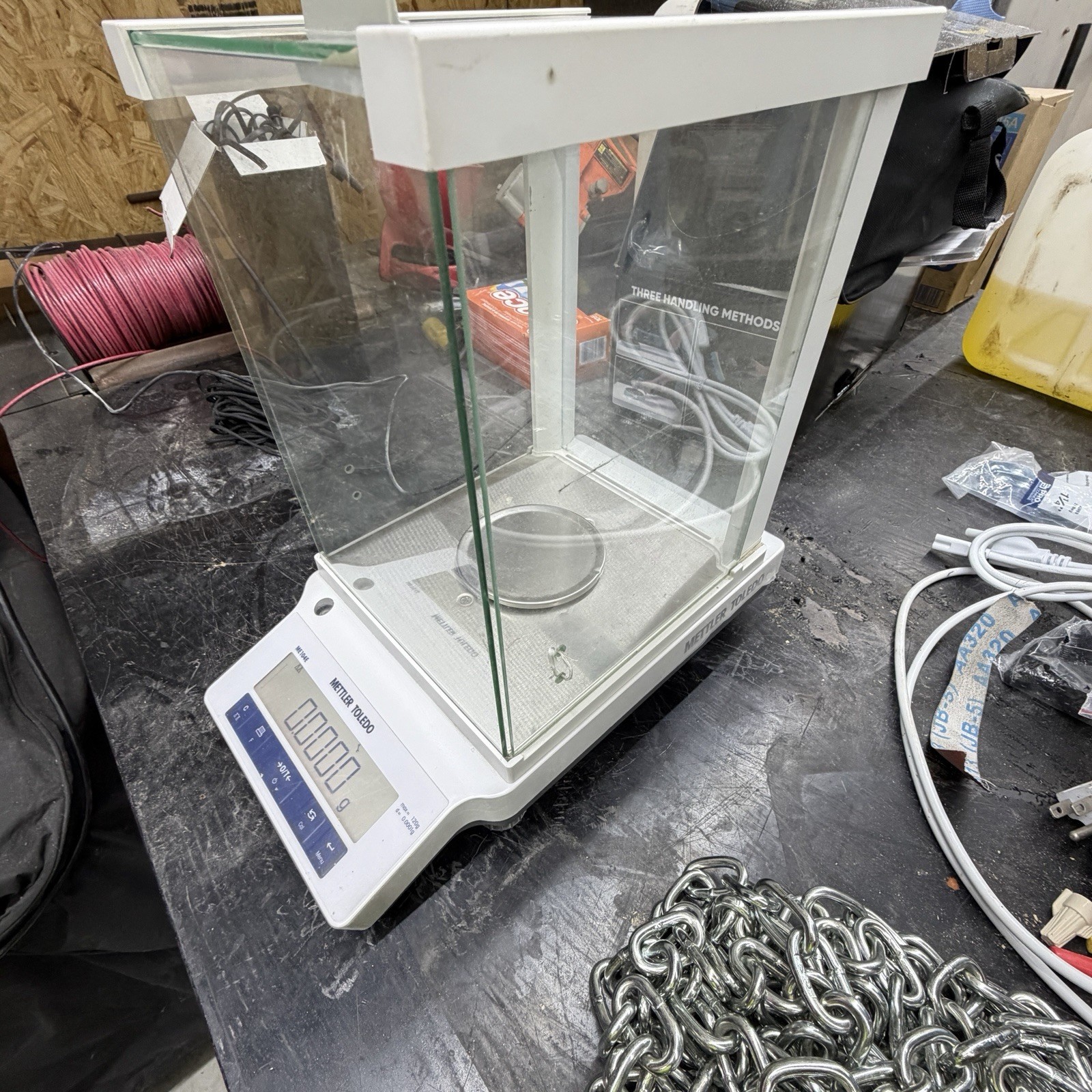 1PC USED ME104E, Accuracy: 0.0001g, Maximum Capacity: 120g 