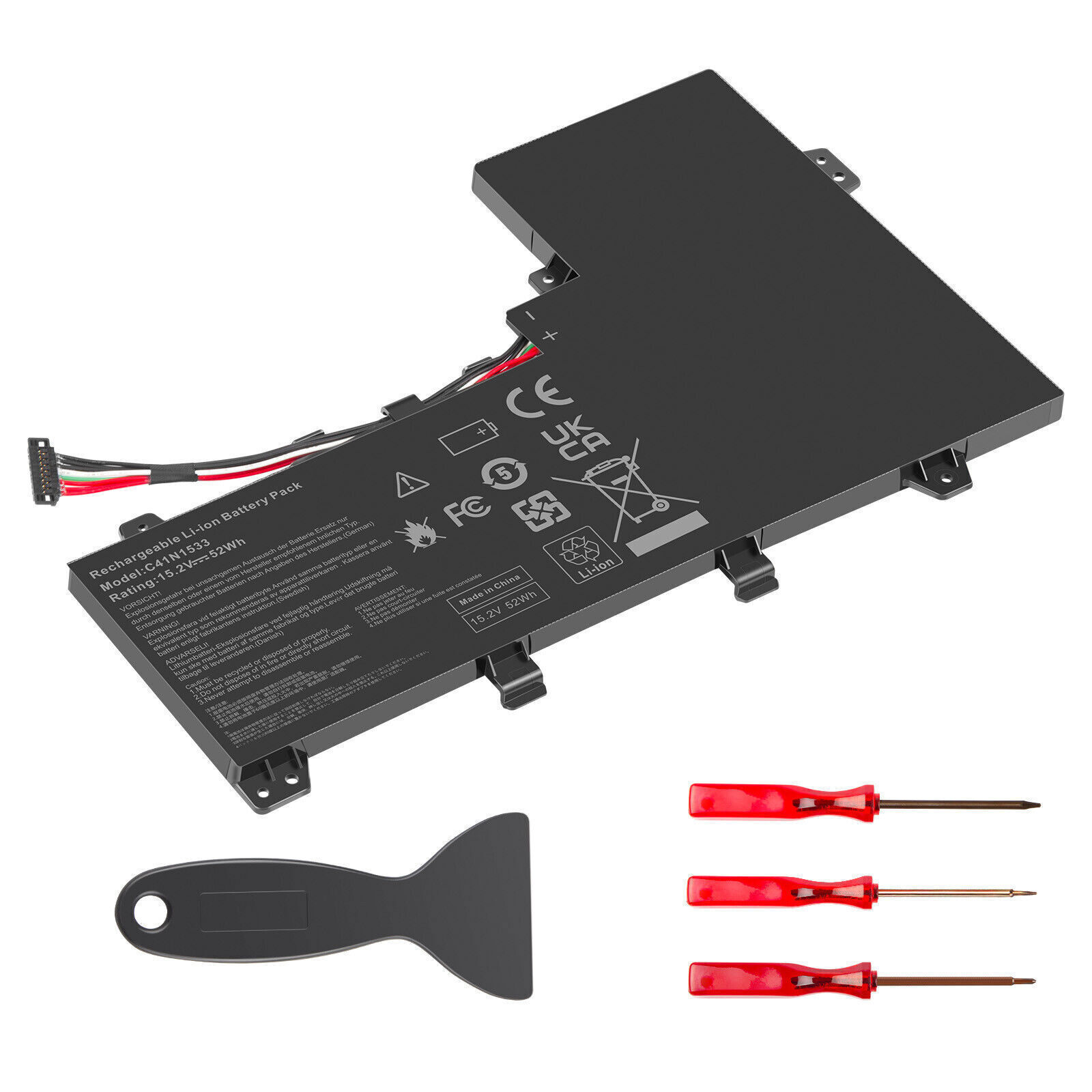C41N1533 Battery for ASUS Q524U Q534U Q504UQ Q534UX Q534UX-BHI7T19 52Wh NEW
