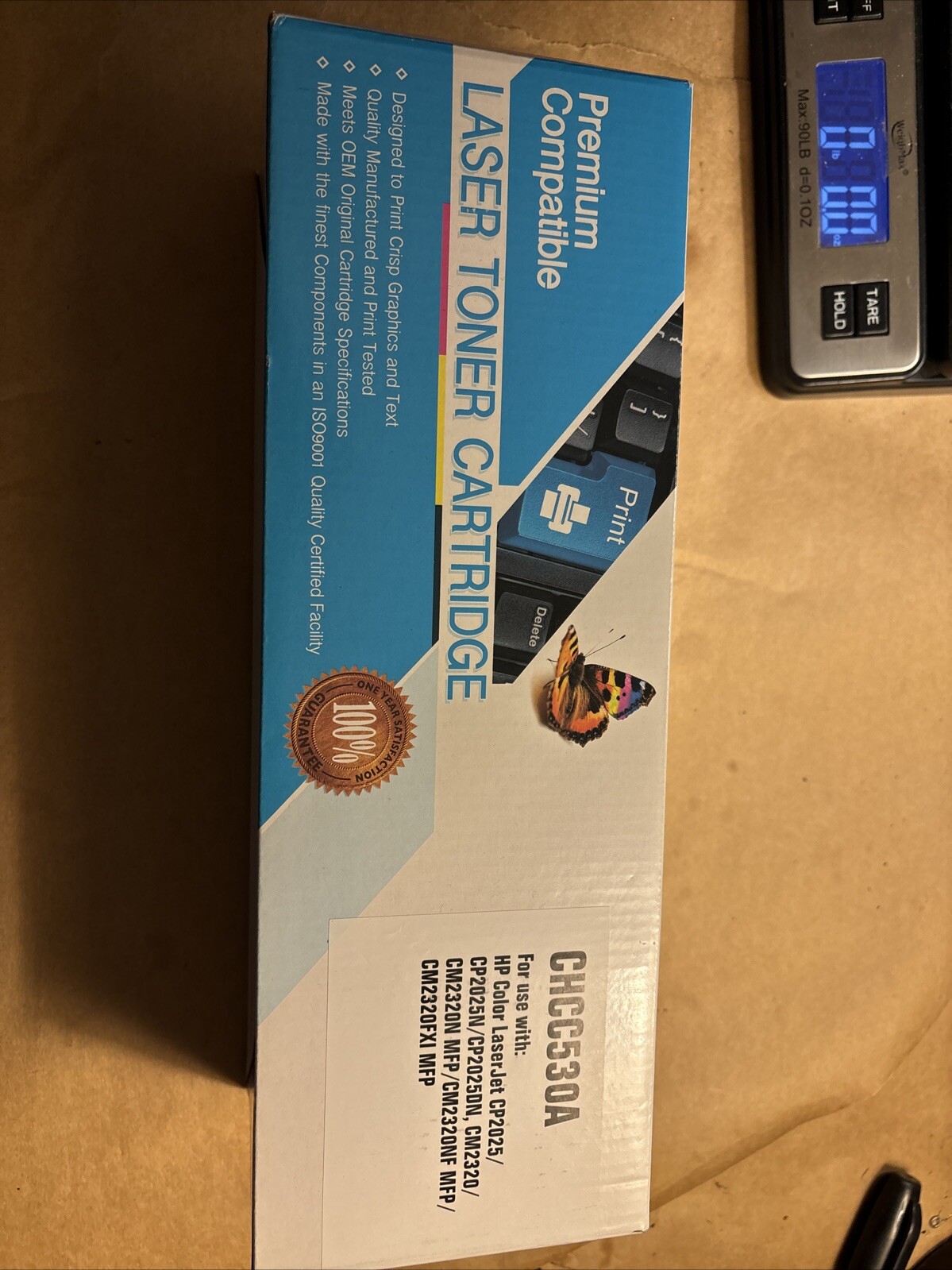 Premium HP Compatible Laser Toner Cartridge  CHCC530A  - BLACK - New in Box