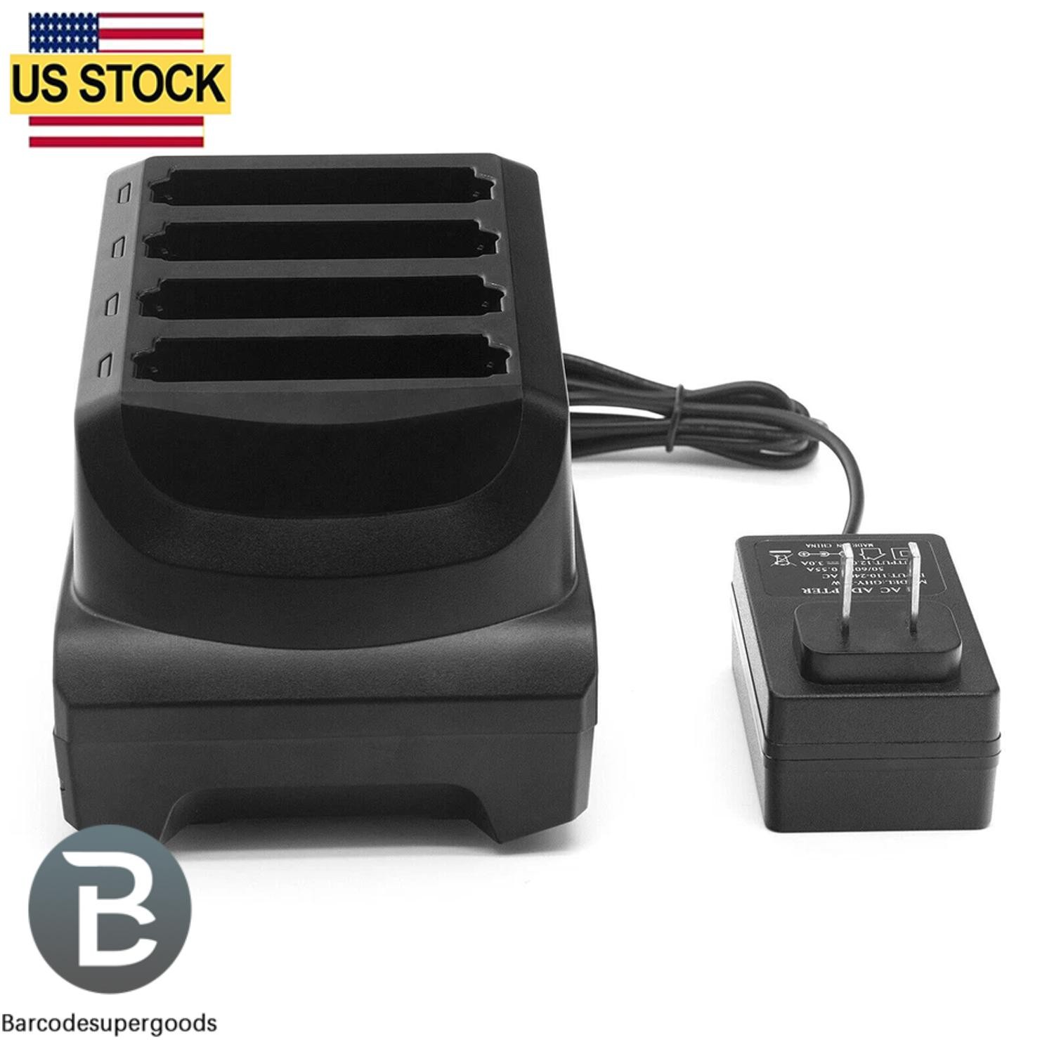 4-Slot Battery Charger Cradle for Zebra TC22 TC27 P/N: SAC-TC2L-4SCHG-01