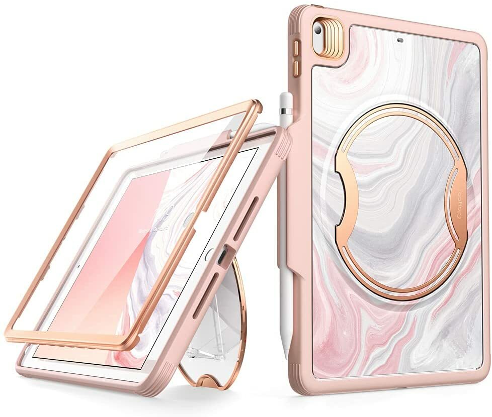 Clayco For Apple iPad 10.2" (2021/2020/2019) Full Body Case with Screen Cover US