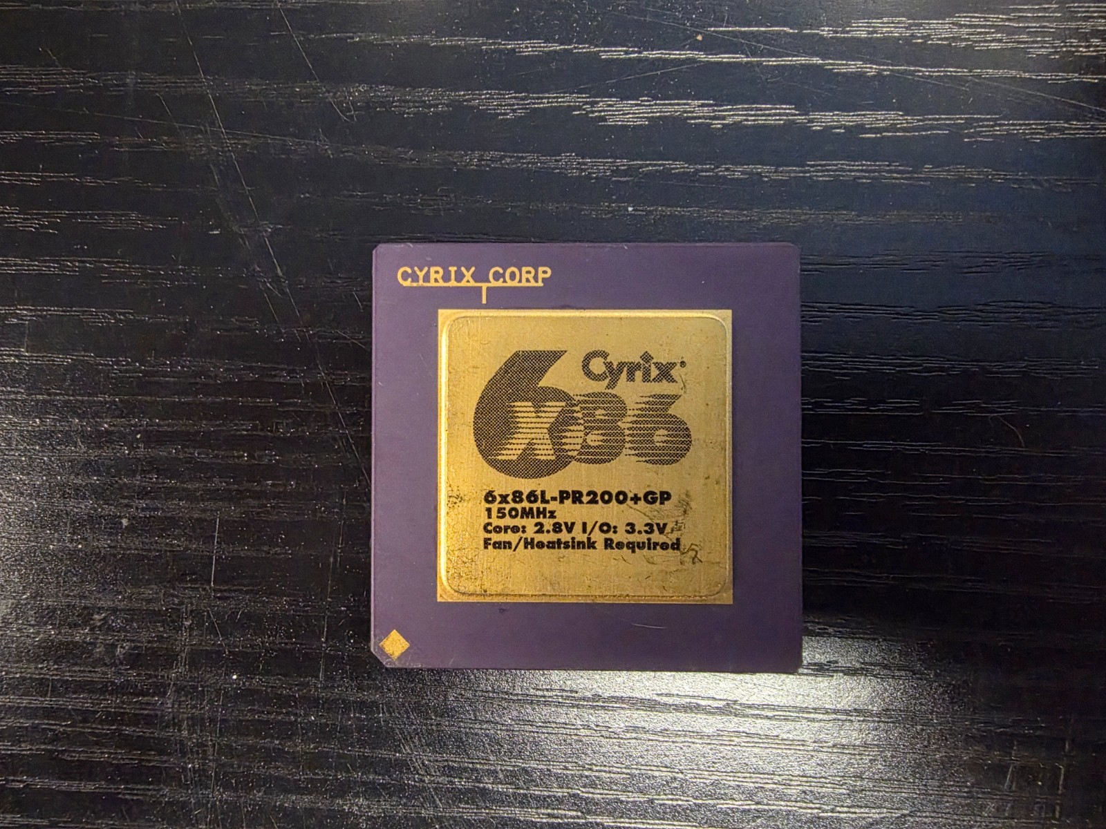 Cyrix 6x86 PR200+ CPU 6x86L-PR200+GP 150MHz Socket 7 Vintage Processor