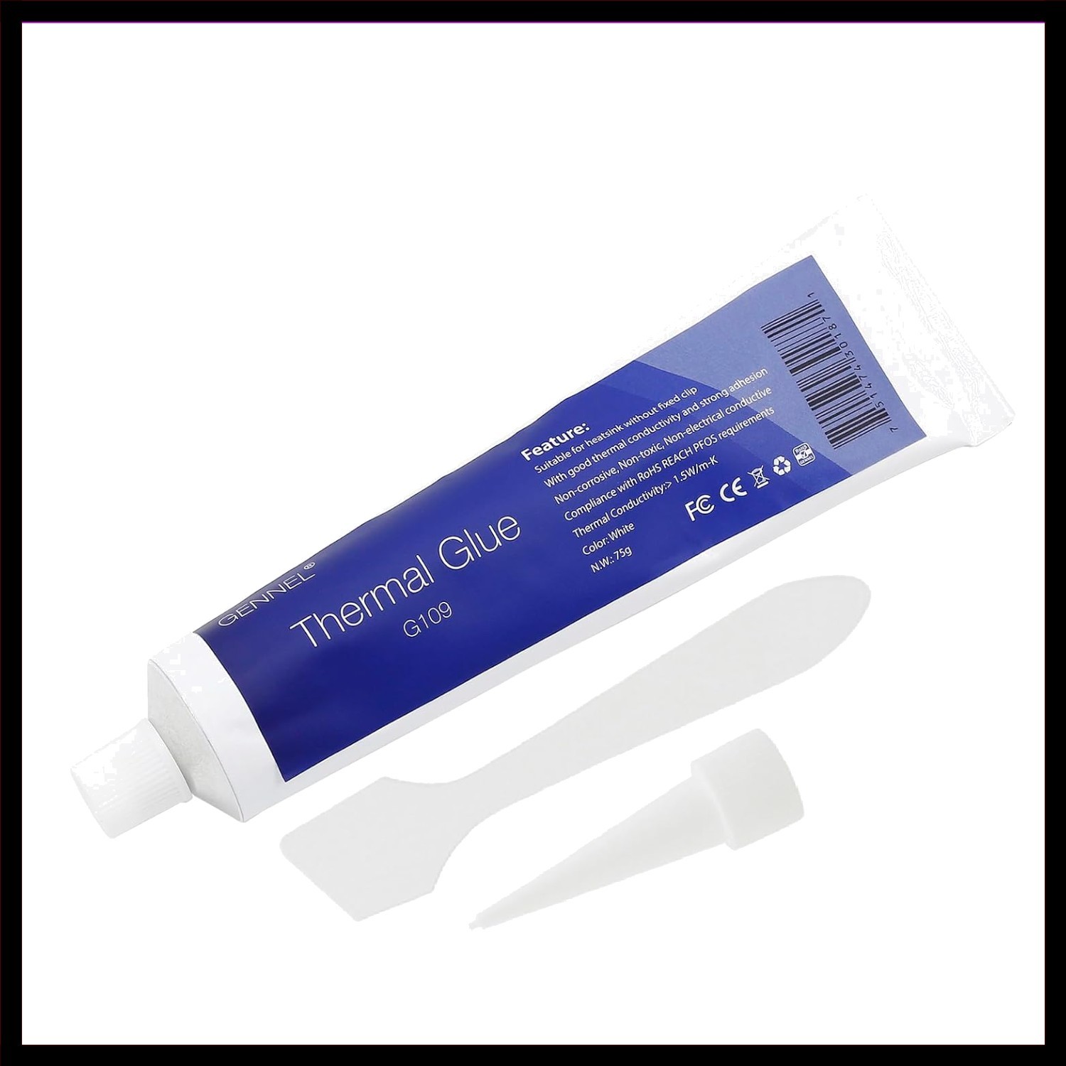 G109 75g Thermal Glue, Thermal Conductive epoxy, Heatsink Adhesive