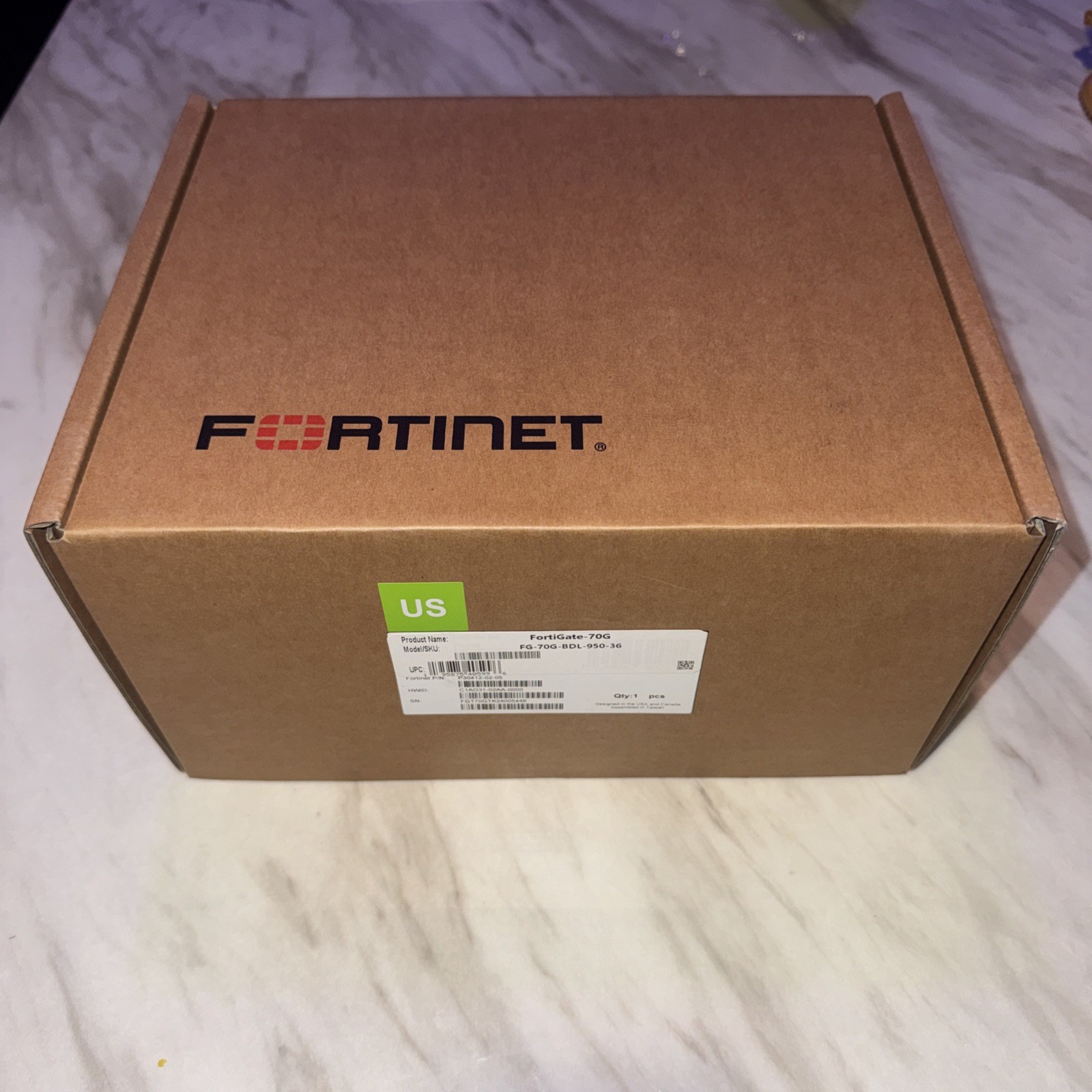 🔥 Fortinet Firewall FortiGate-70G + 3 year FortiCare Premium FG-70G-BDL-950-36