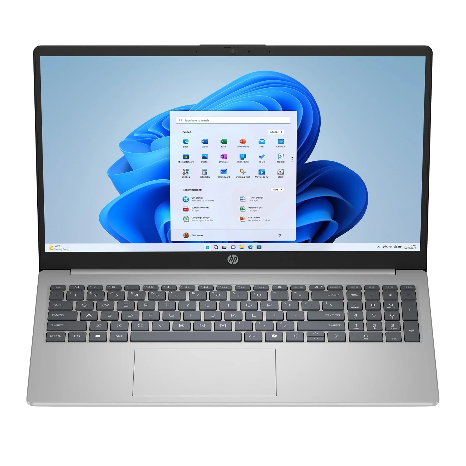 HP 15-fd0084wm 15.6" Laptop Intel N200 4GB RAM 128GB UFS Win 11