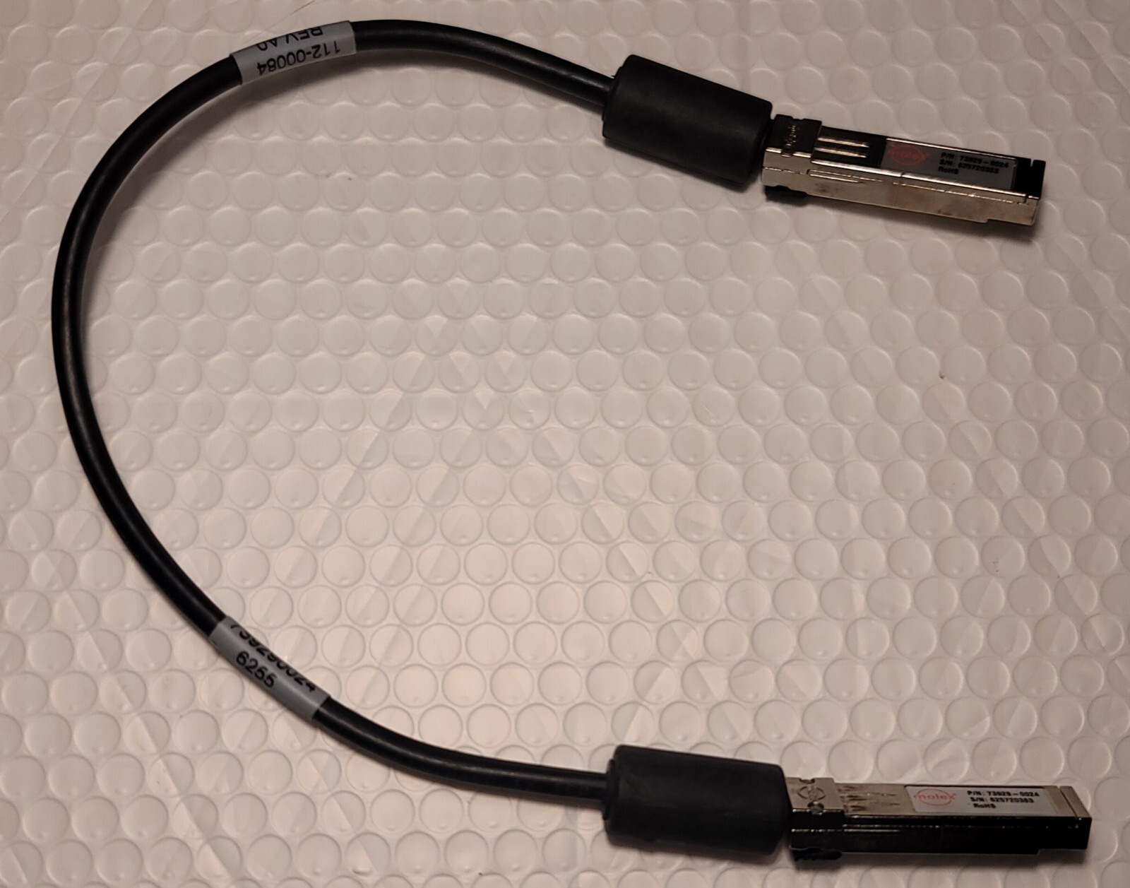 MOLEX 73929-0024 FIBER OPTIC INTERCONNECT CABLE *TESTED*