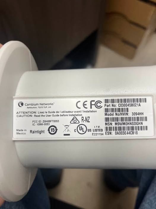 Cambium Networks PMP450b SM 3GHz Radio Only for High-Gain CBRS C030045B021A