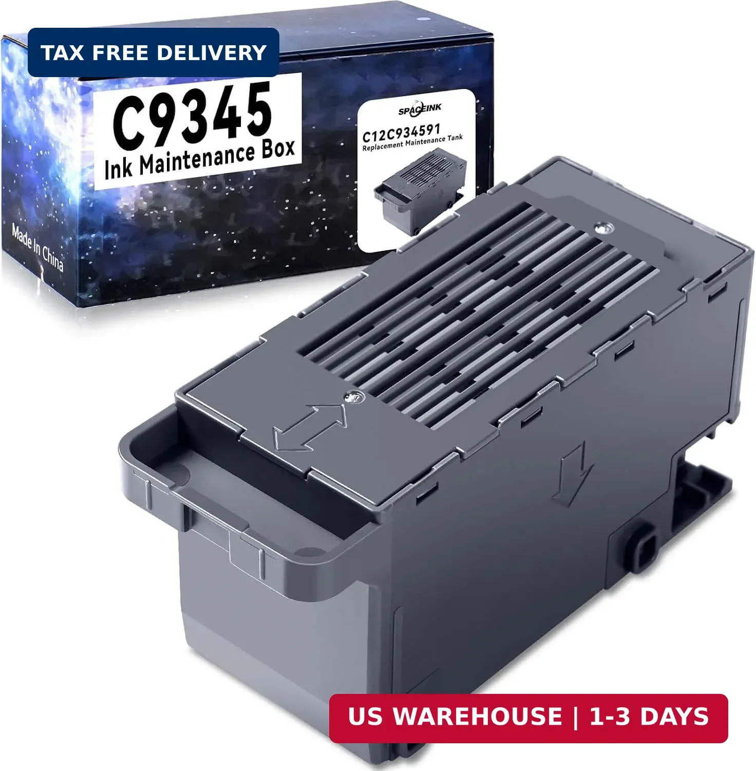 Spaceink C9345 Ink Maintenance Box Tank for ET-8550 ET-16600 ET-5850 ET-5800 ET-