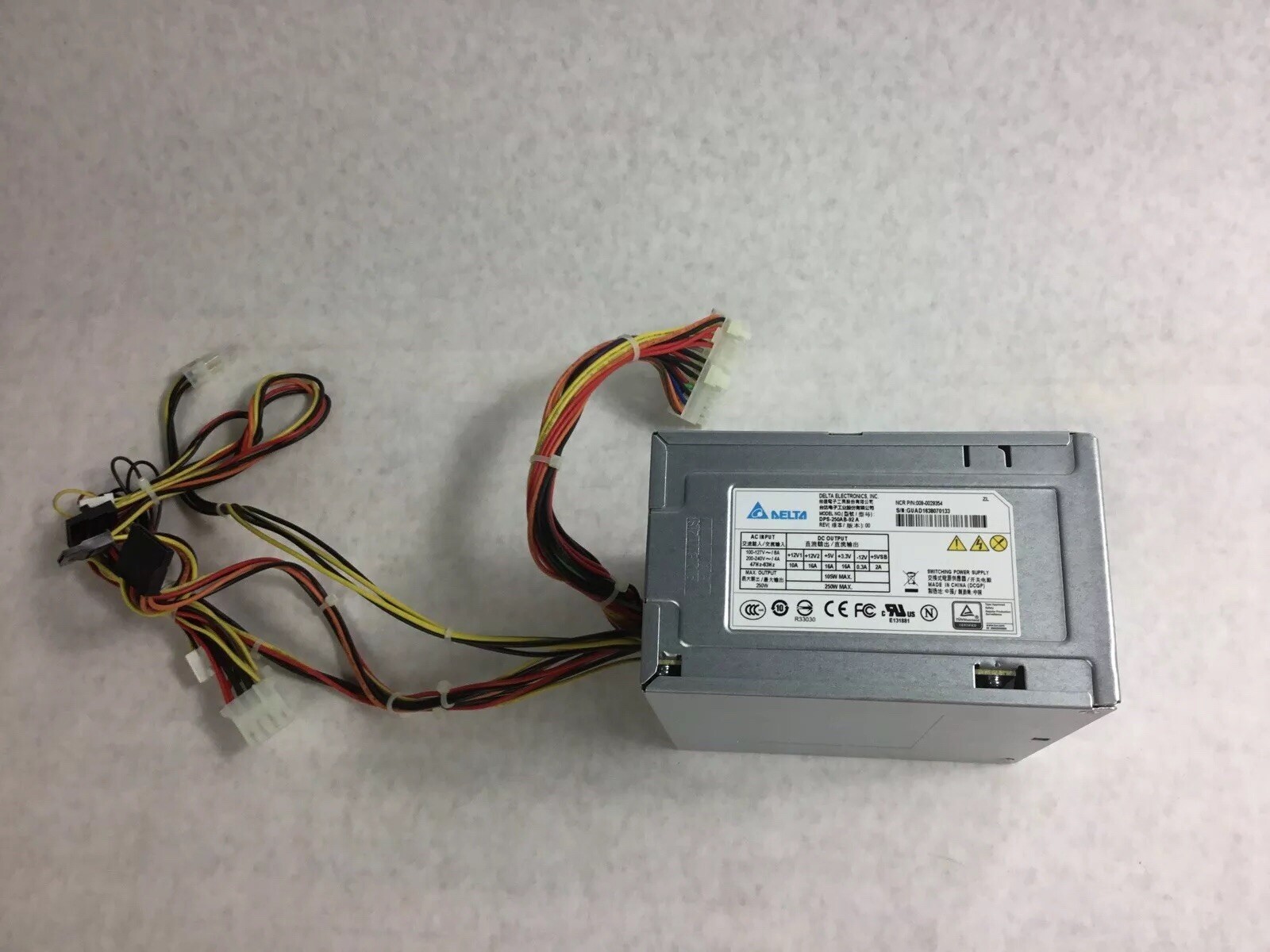 Delta Electronics Model DPS-250AB-92A 250 Max Power Supply PSU -Tested