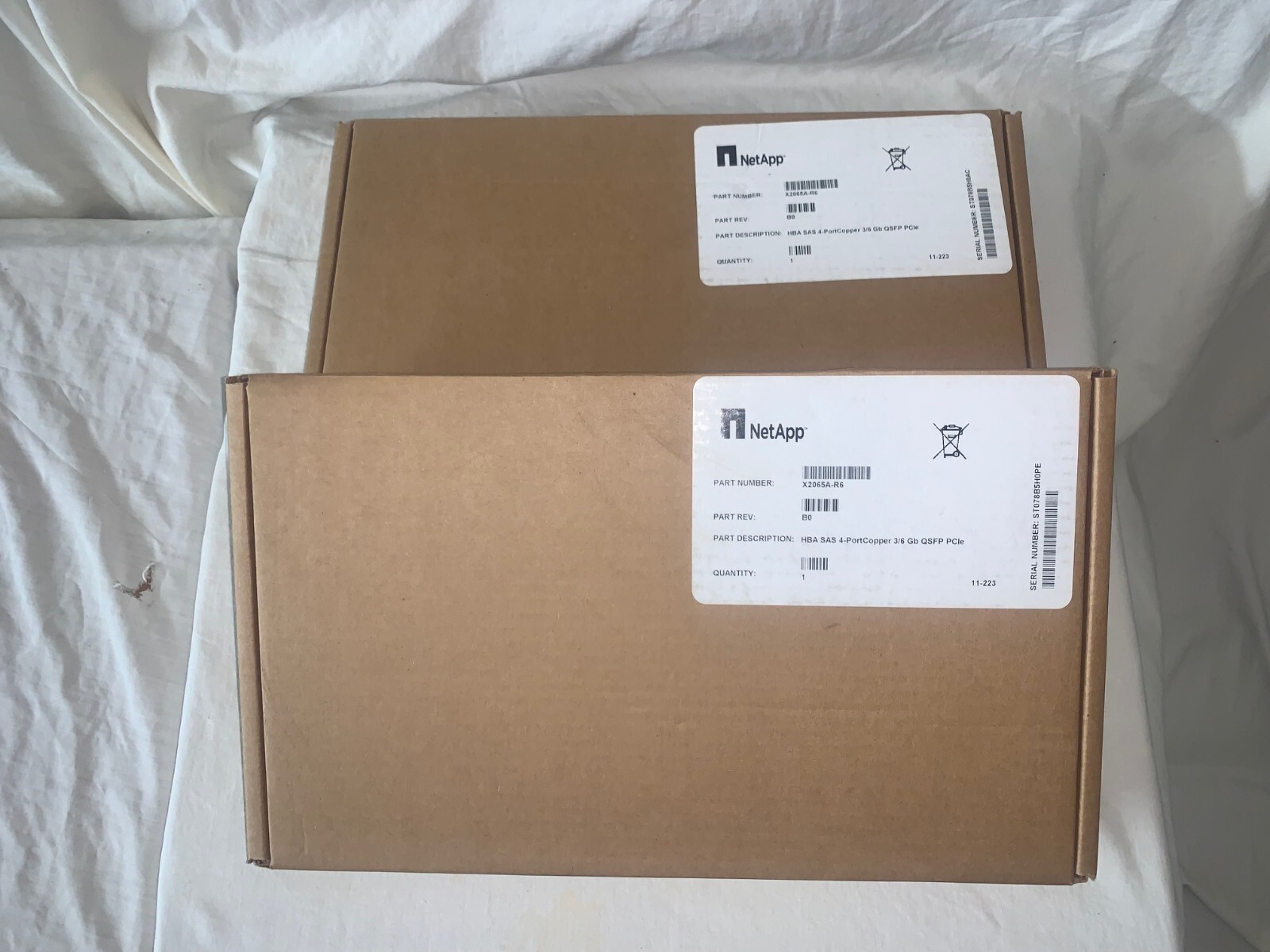 Netapp X2065A-R6 HBA SAS 4port copper 3/6 Gb QSFP PCI-e