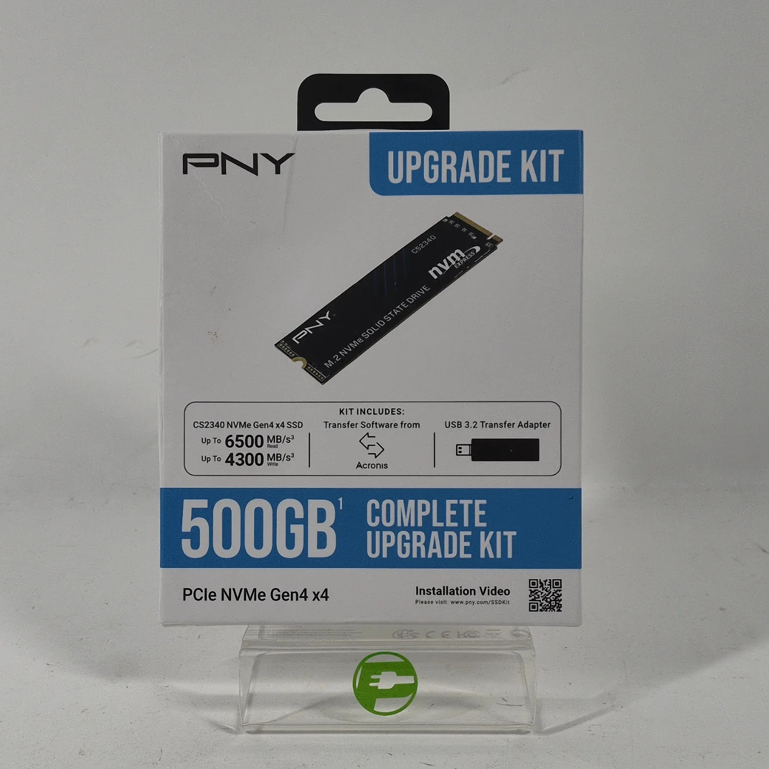 New PNY 2280mm CS2340 500GB M.2 NVMe Gen 4.0 x 4 SSD