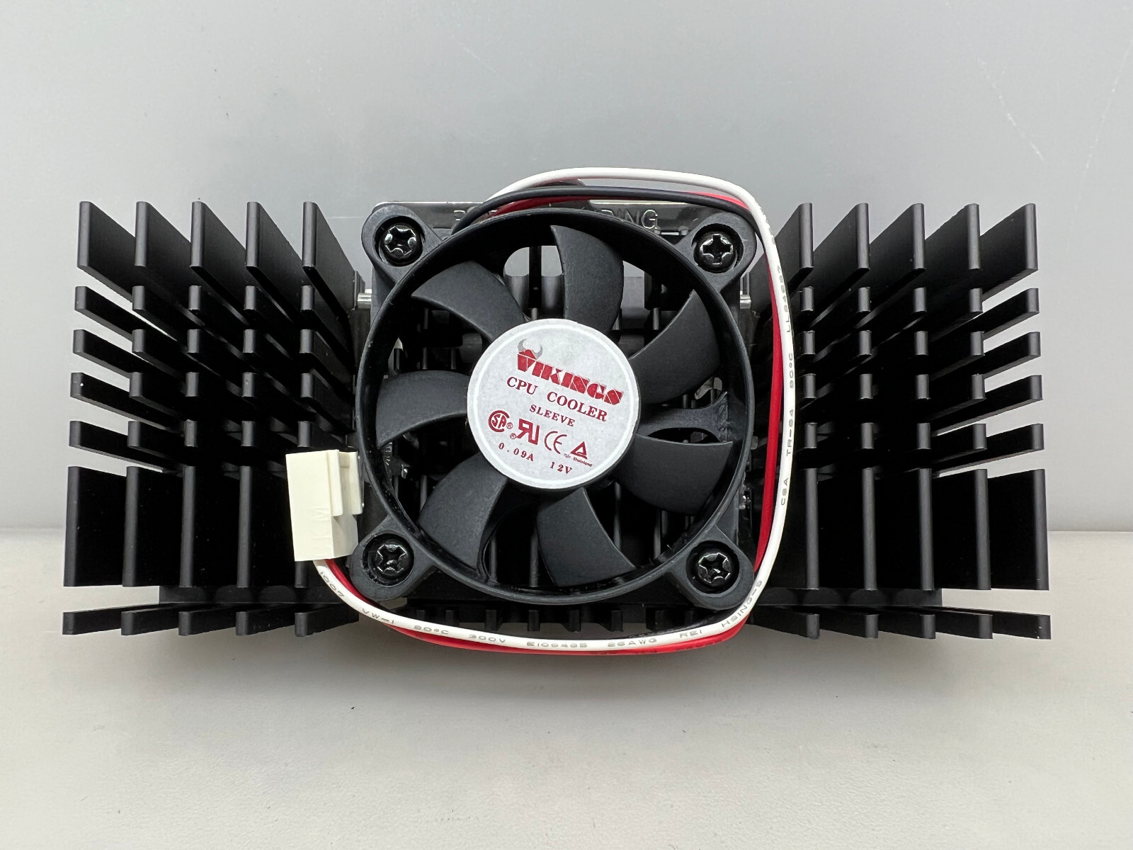 Pentium Slot 1 Black Aluminum Heatsink and Fan 