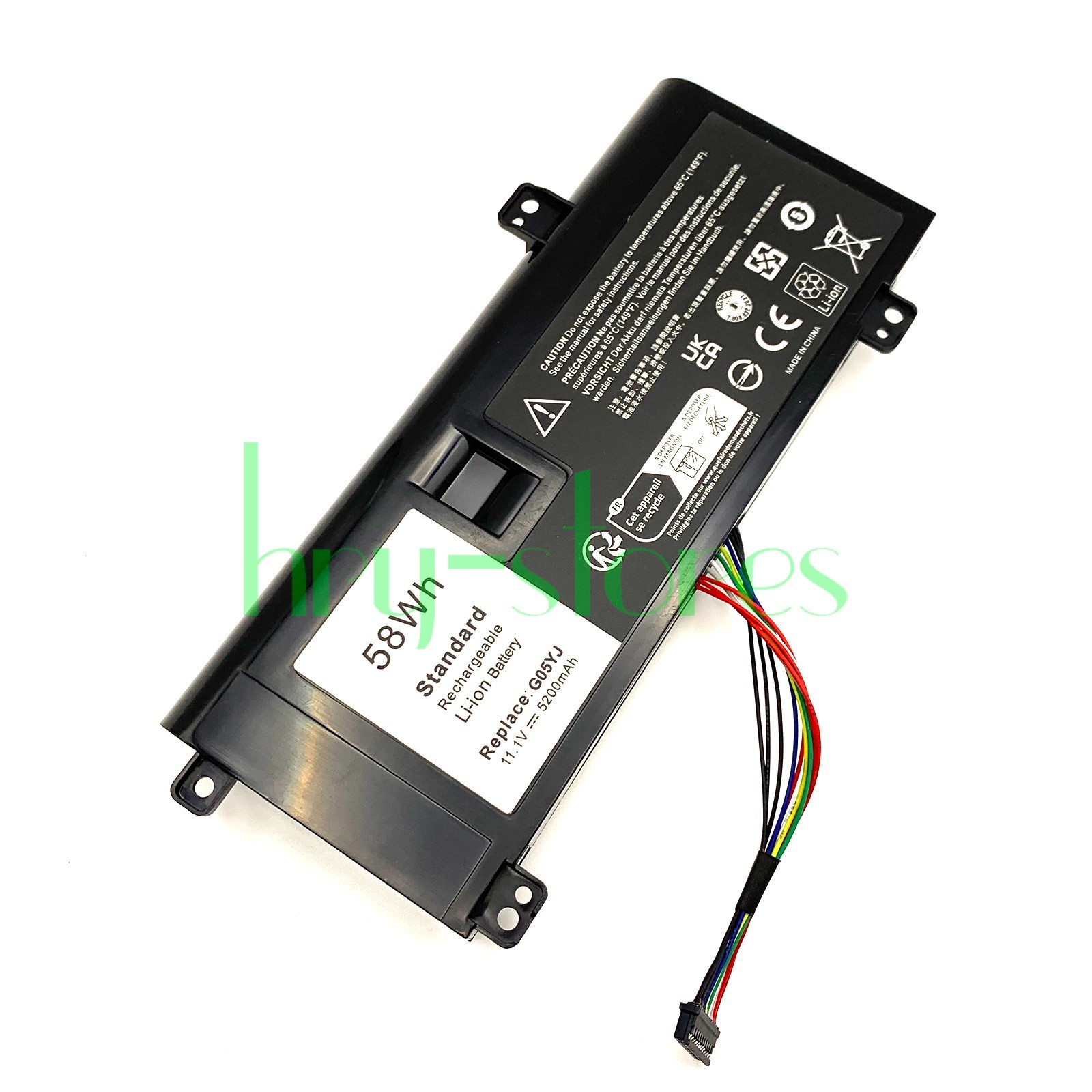 Laptop Battery For Dell for Alienware 14 A14 M14X R3 R4 P39G G05YJ 58Wh