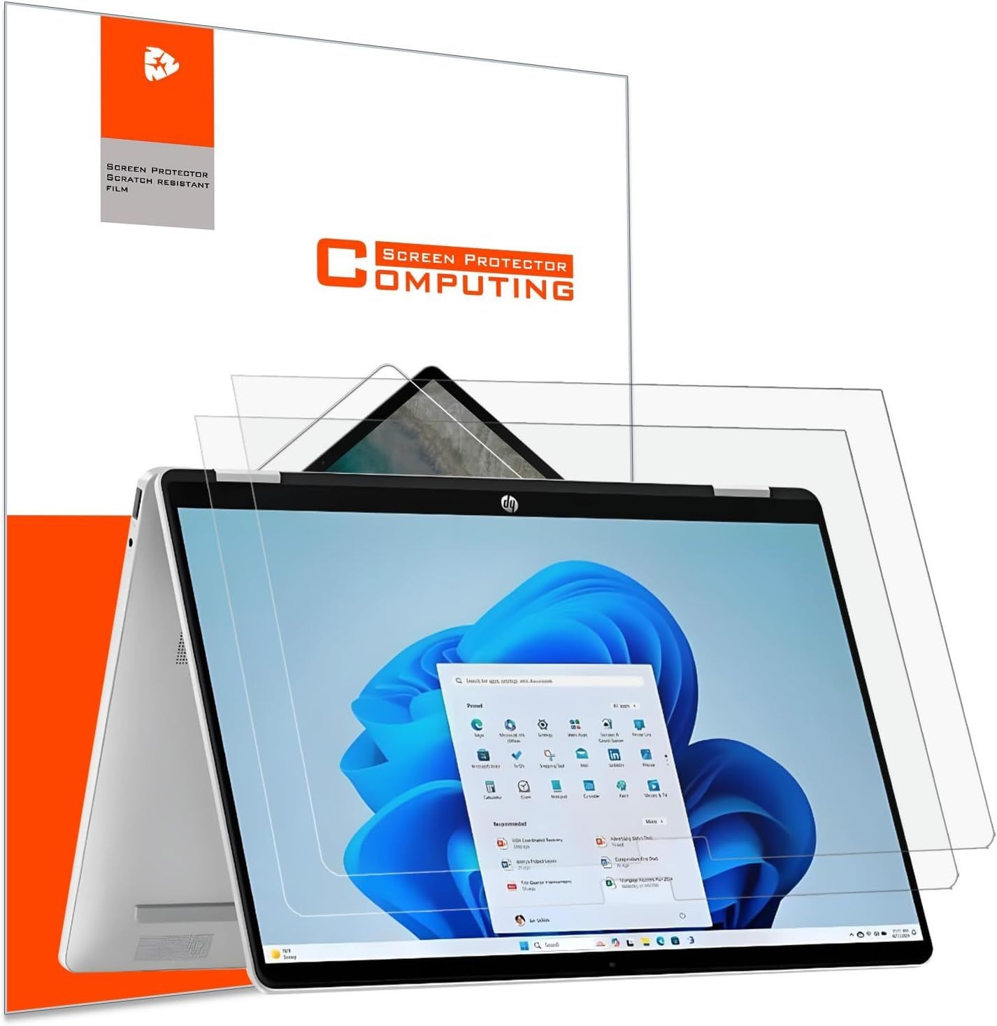 YINOVEEN 2-Pack Anti-Glare Screen Protectors for HP OmniBook 5 Flip 14" Laptop