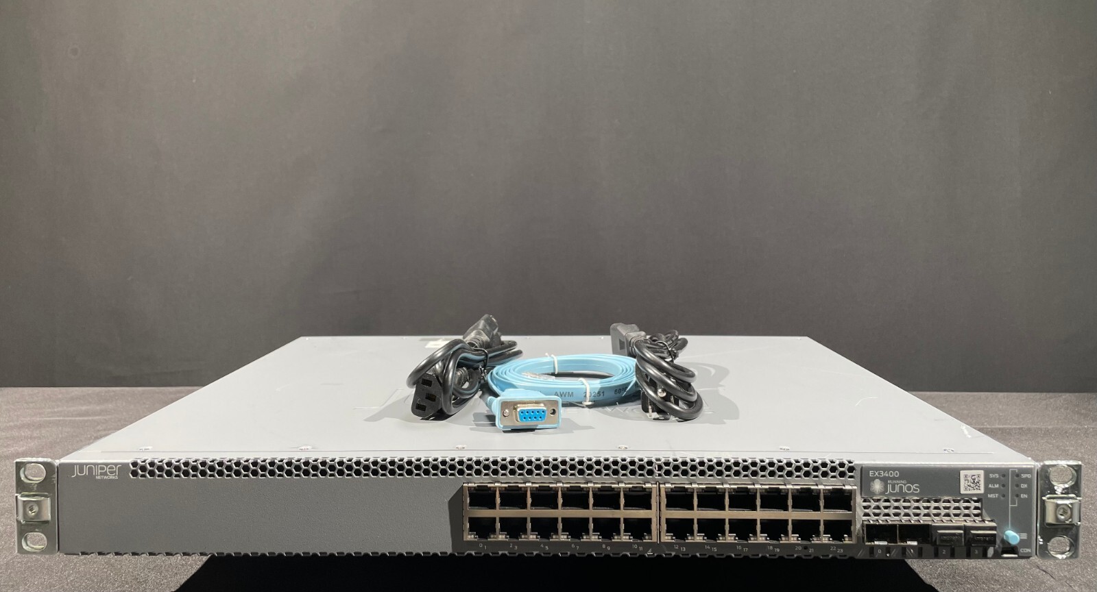 Juniper EX3400-24T 24-Port Gigabit + 4x 1/10Gb SFP+ Switch-Same Day Shipping