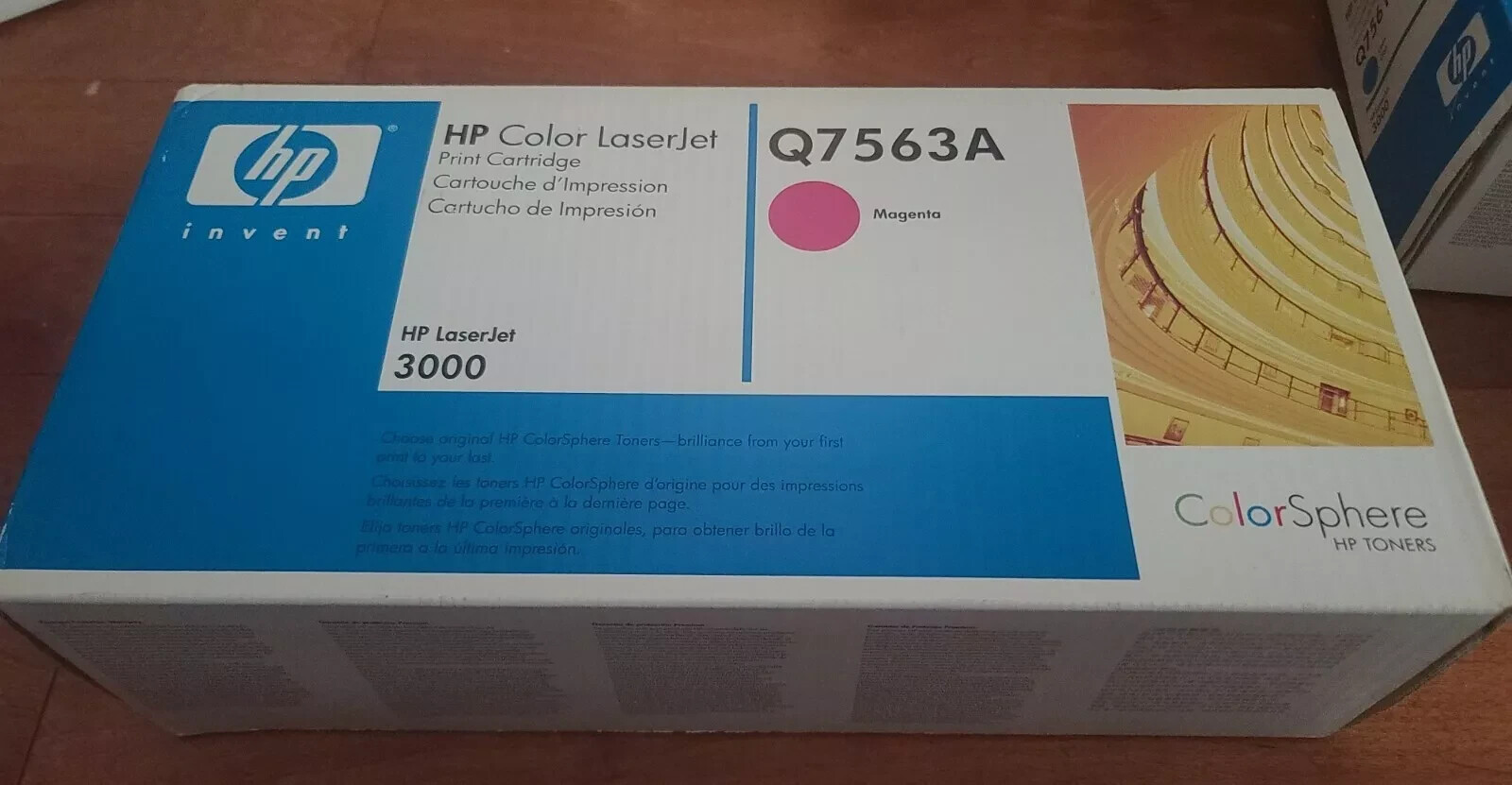 2  x  HP Color LaserJet 2700N 3000n Color Magenta Toner Q7563A