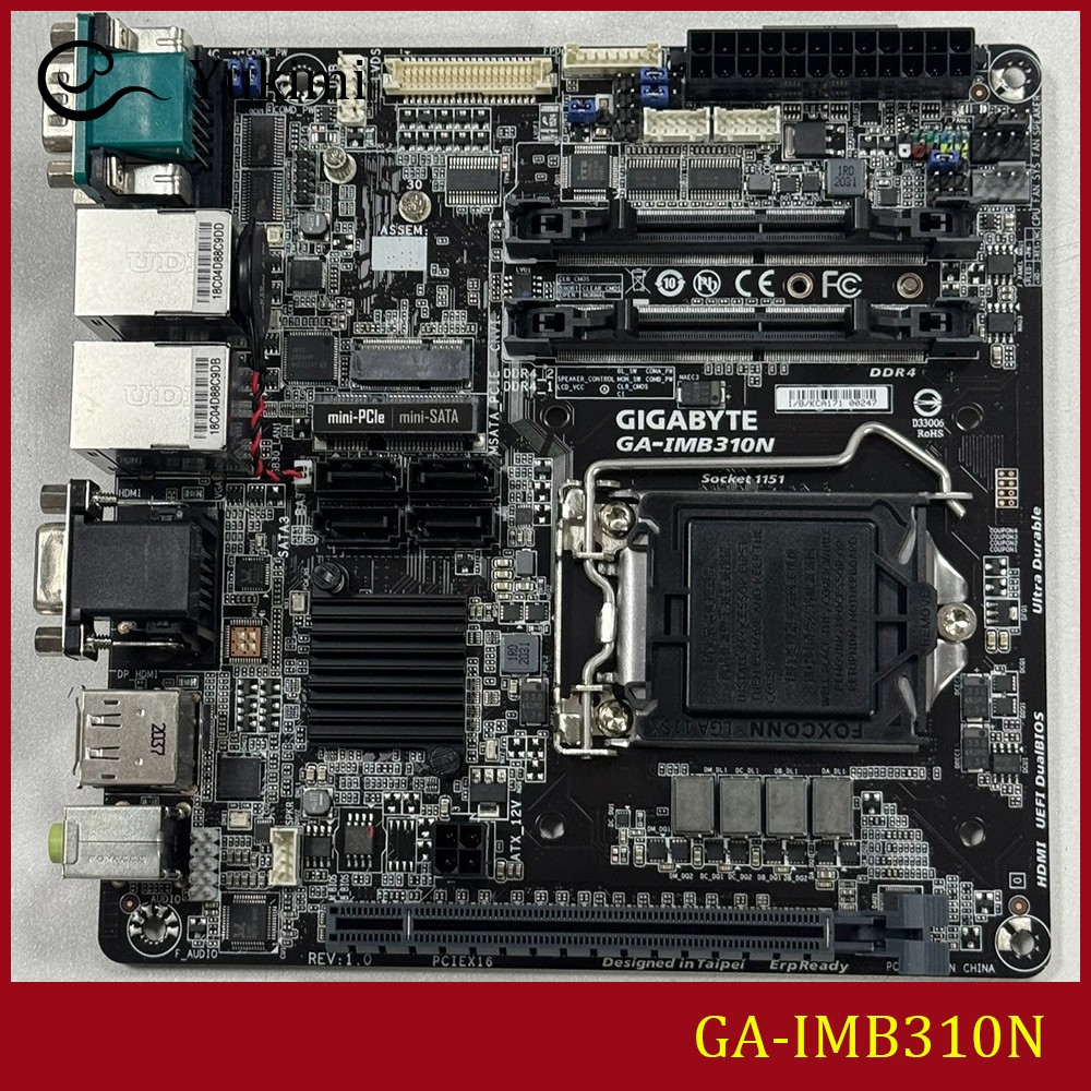 FOR GIGABYTE GA-A520I-DASH DDR4*2 64GB AMD HDMI DP Mini-ITX Ｍotherboard Test OK
