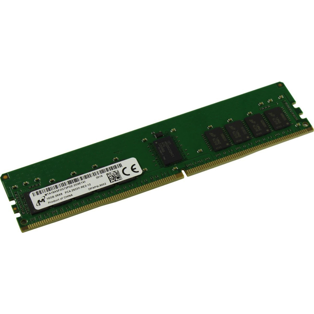 Micron 16GB 2Rx8 PC4-2933Y-R DDR4 RDIMM ECC Memory MTA18ASF2G72PDZ-2G9E1