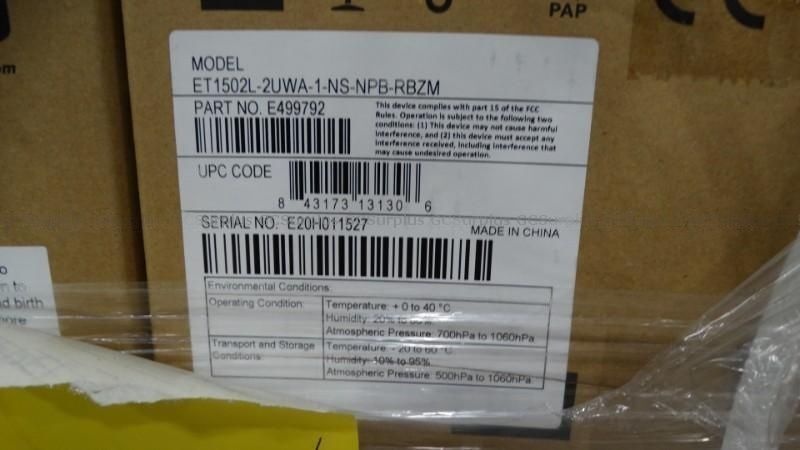 ELO 15" TOUCH SCREEN ET1502L-2UWA-1-NS-NPB-RBZM BRAND NEW (1000+ AVAILABLE)