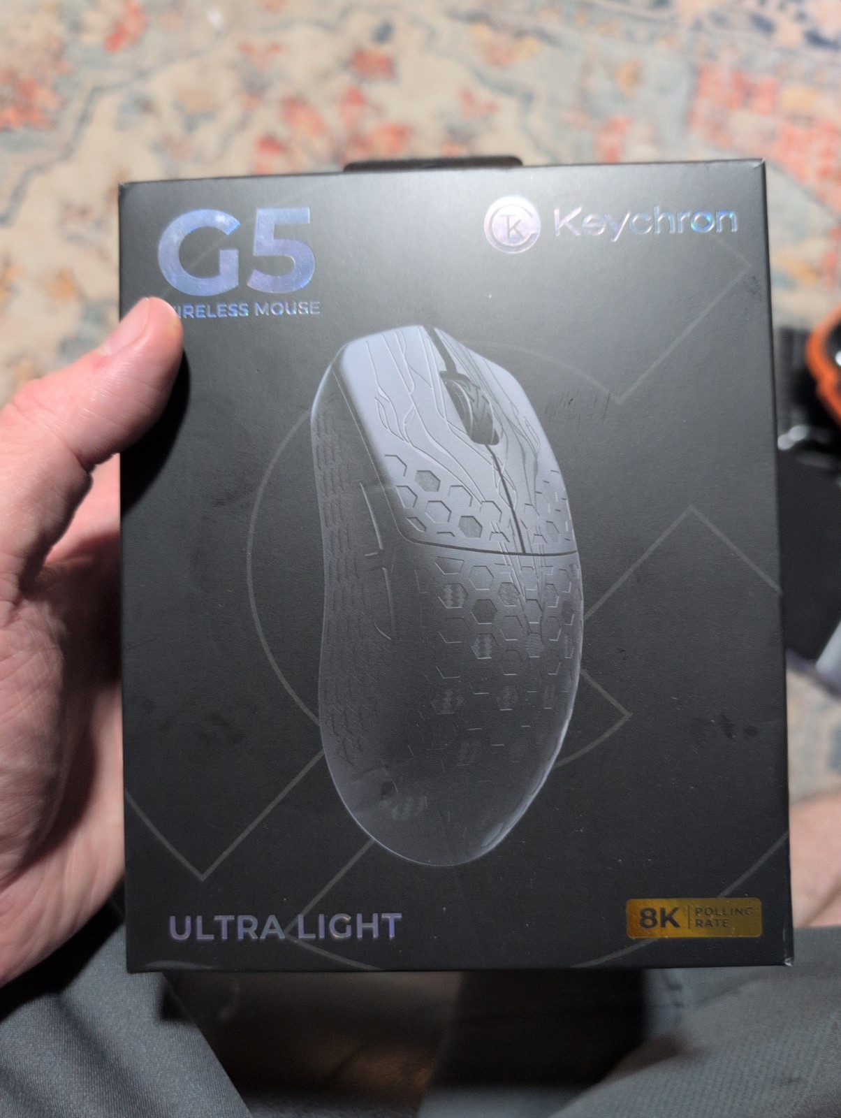 Keychron G5 Ultra Light Gaming Mouse 8k Polling Rate