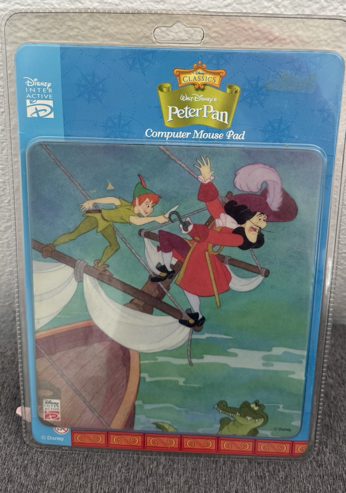 DISNEY INTERACTIVE PETER PAN COMPUTER MOUSE PAD ~ 