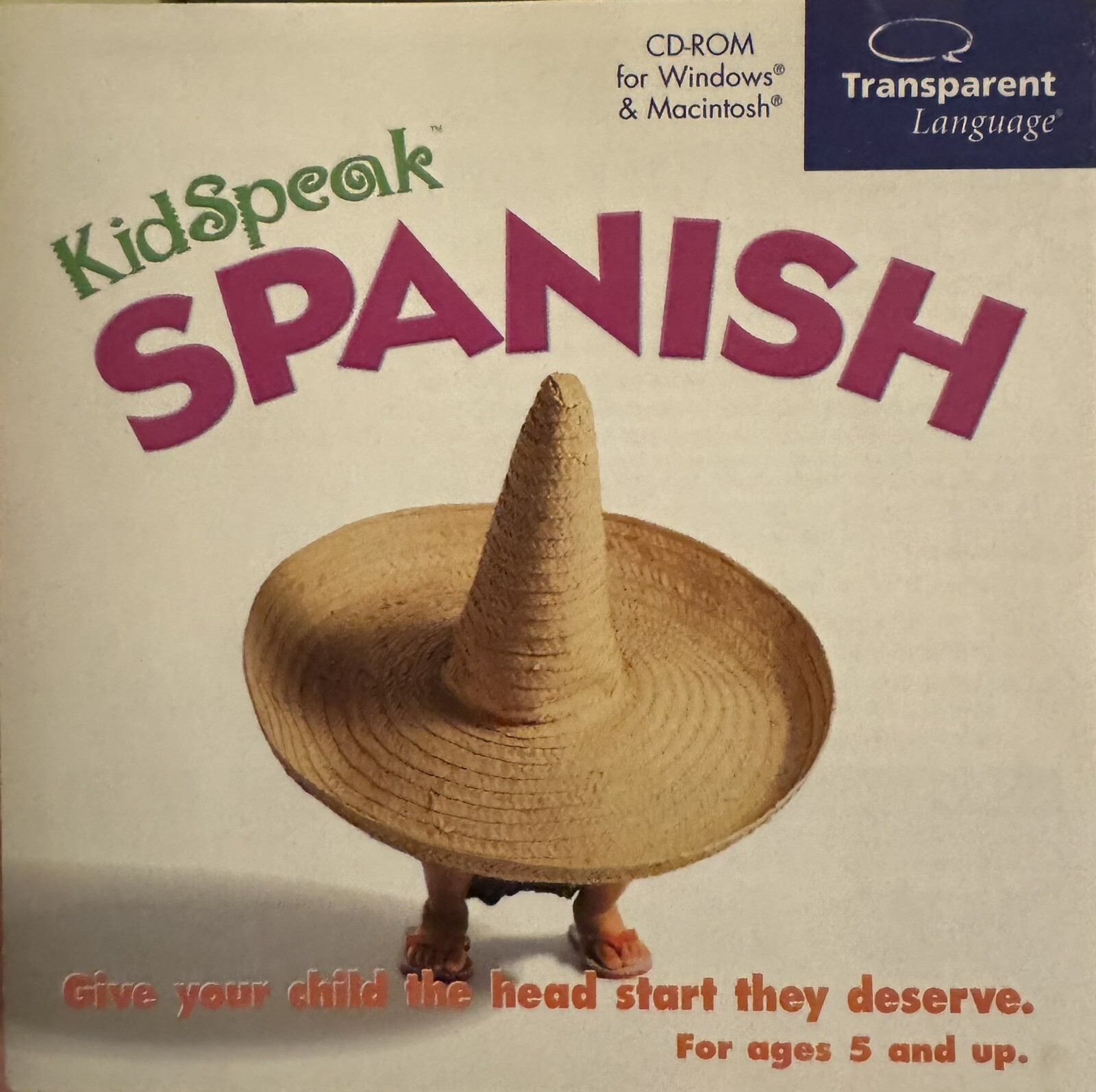 KidSpeak Spanish CD-ROM ages 5 and up