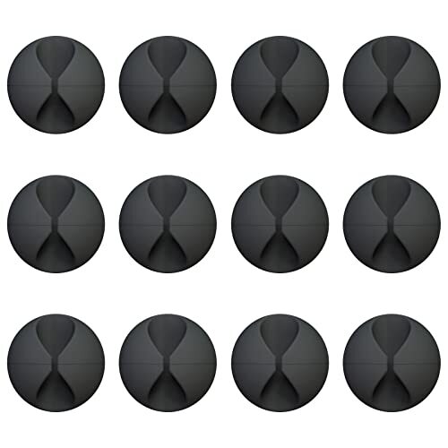12 Pack Cable Clips, Cord Organizer Holder Adhesive Cord Management Charger