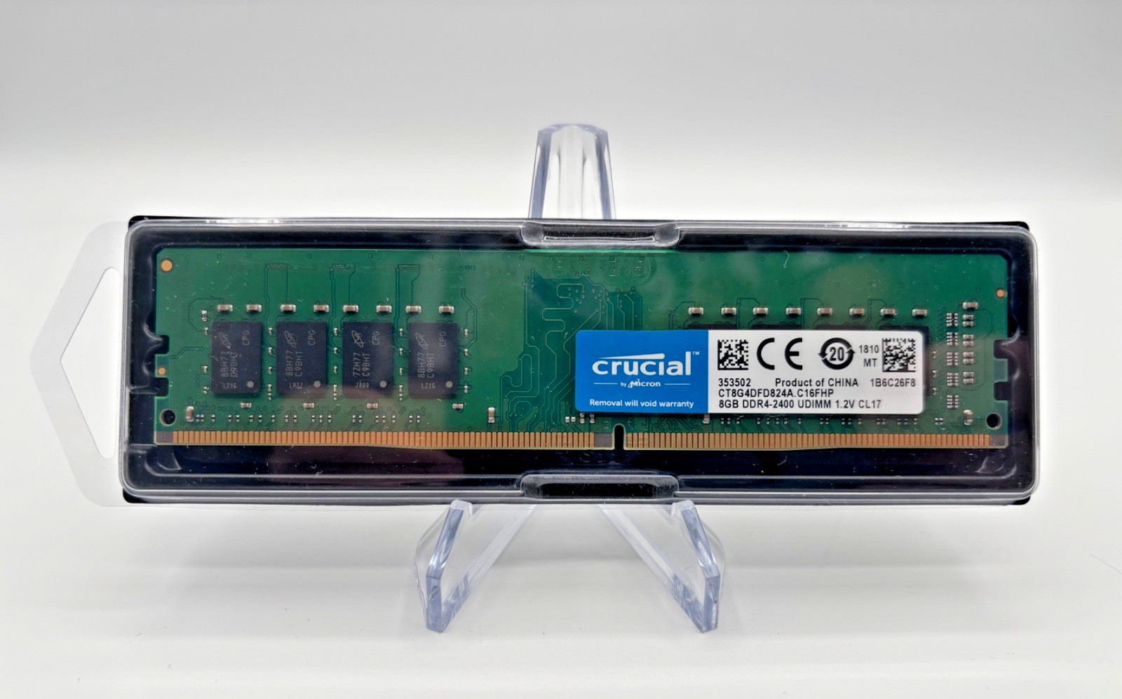Crucial 8GB DDR4-2400 PC4-19200 Desktop RAM UDIMM CT8G4DFD824A CL17 1.2V