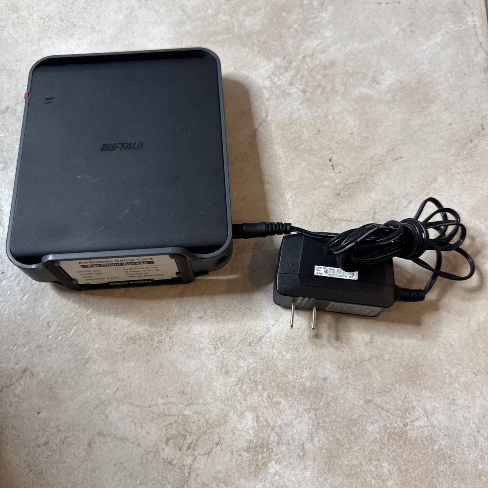 Buffalo AirStation HighPower N300 300 Mbps 4-Port 10/100 Wireless-M *READ*