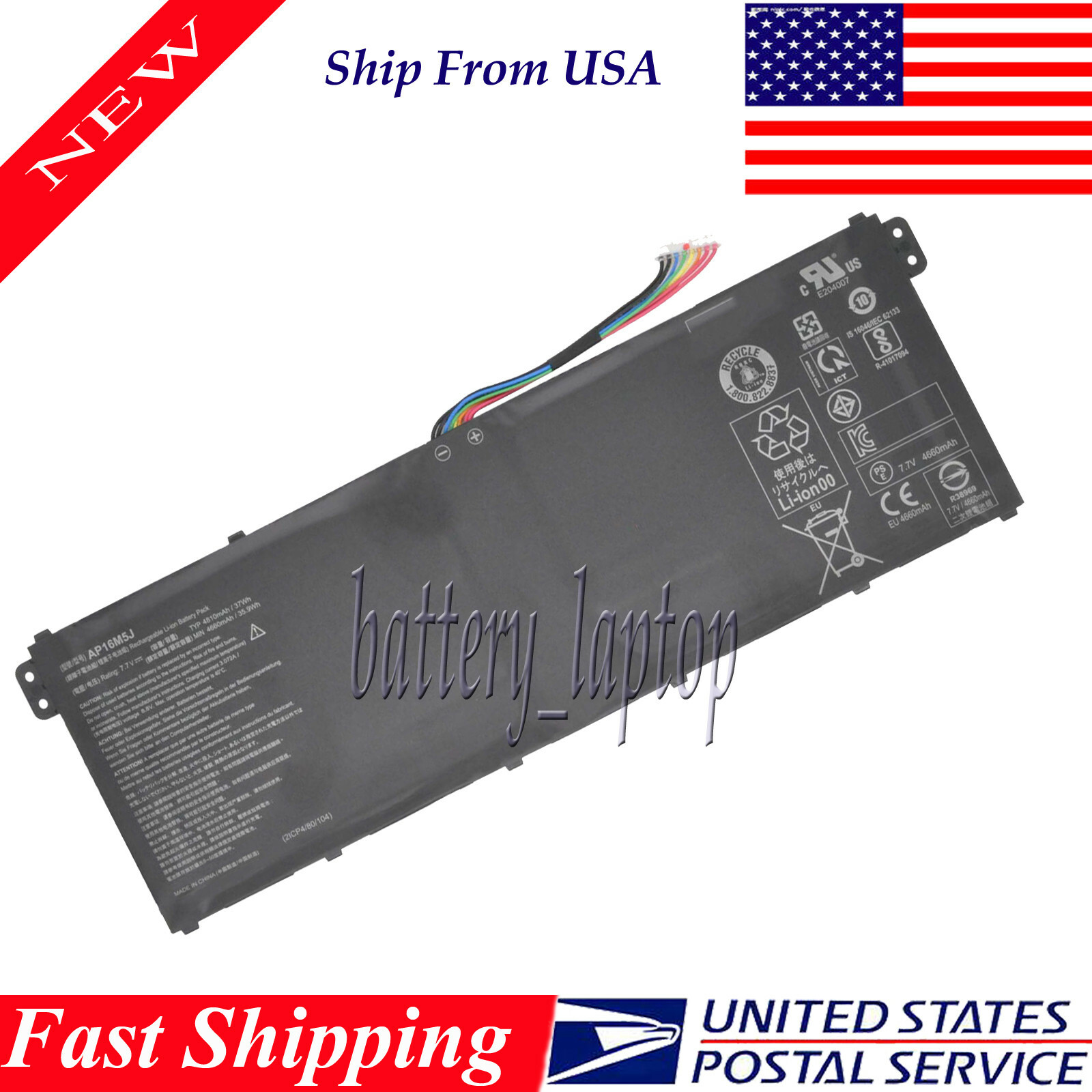 Battery For Acer Aspire A315-33 A315-41 A315-53 Laptop KT.00205.006 AP16M5J
