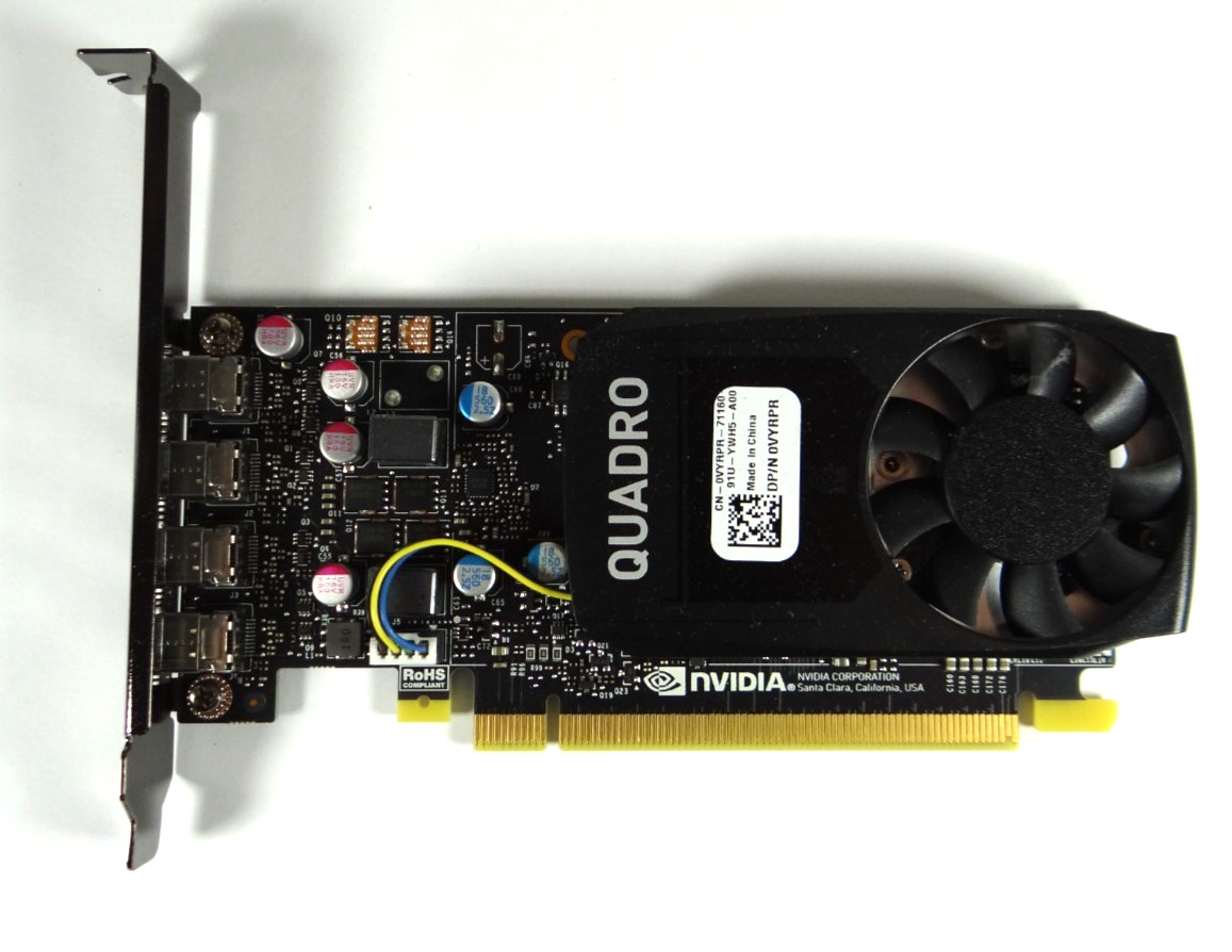 HP Nvidia Quadro P600 Grafikkarte 2 GB GDDR5 4x mDP PCI-E