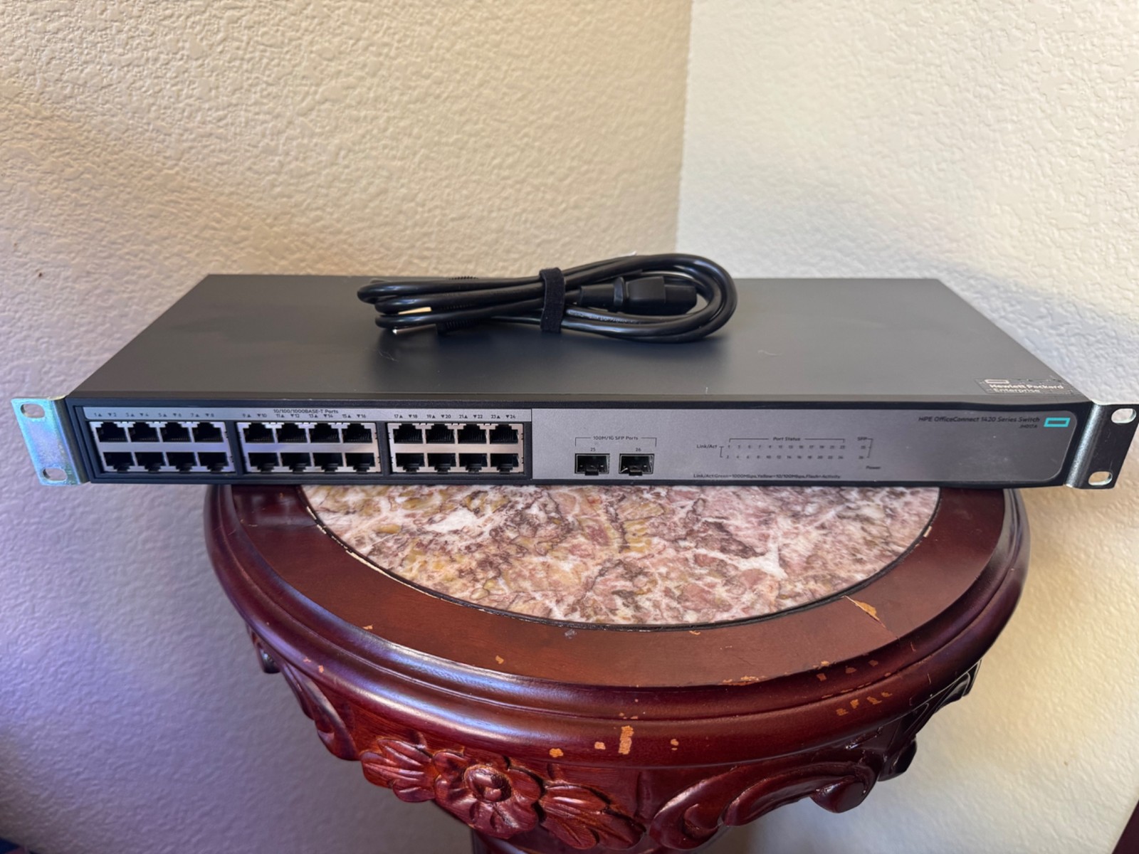 HP HPE JH017A OfficeConnect 1420 Series 24-Port Gigabit Unmanaged Switch