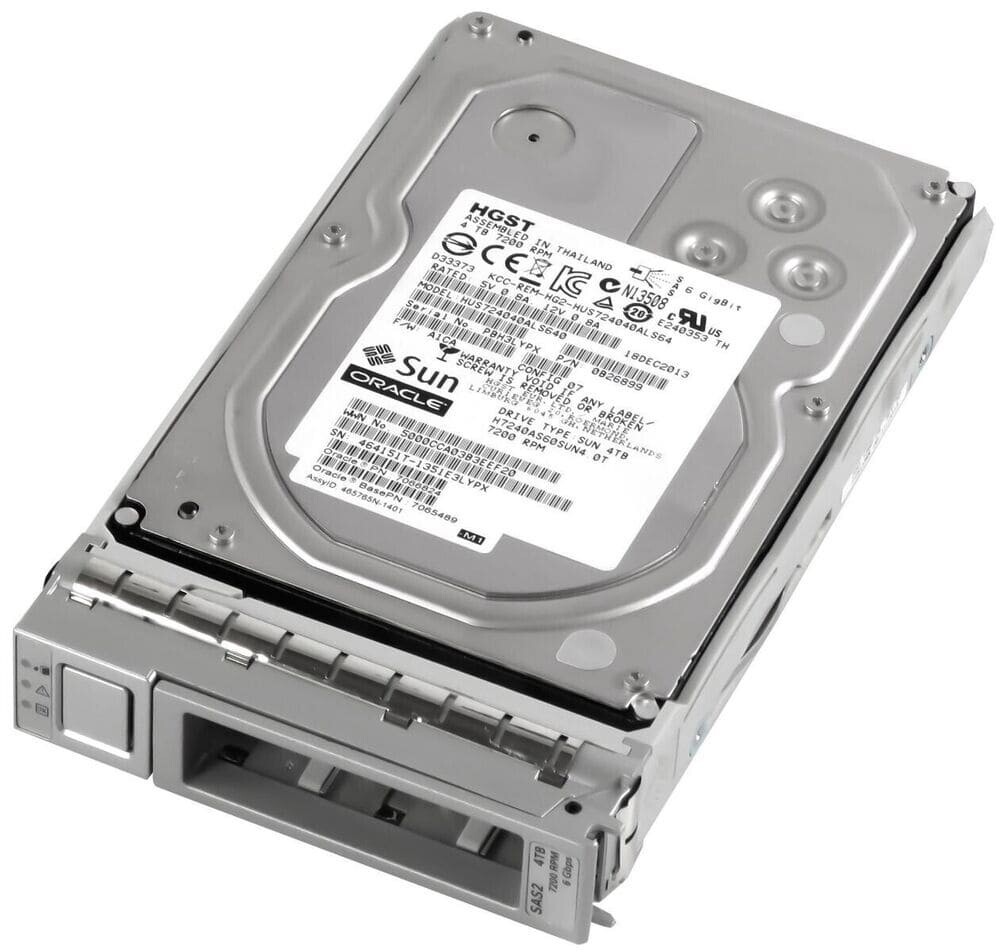 7066824 Sun Oracle 4TB 7.2K SAS 6G 3.5" Hard Drive 7066827 7106638