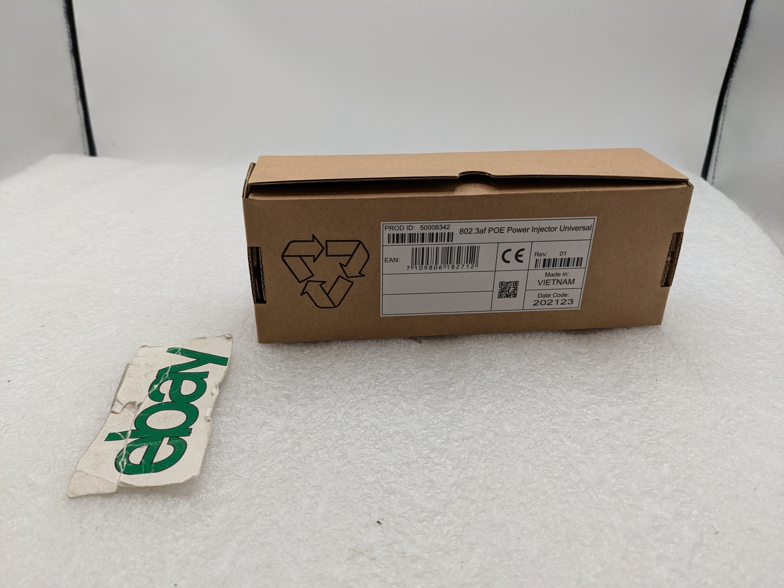 Genuine Phihong POE15M-1AF POE Injector 15.4W 56V Power Over Ethernet Gigabit