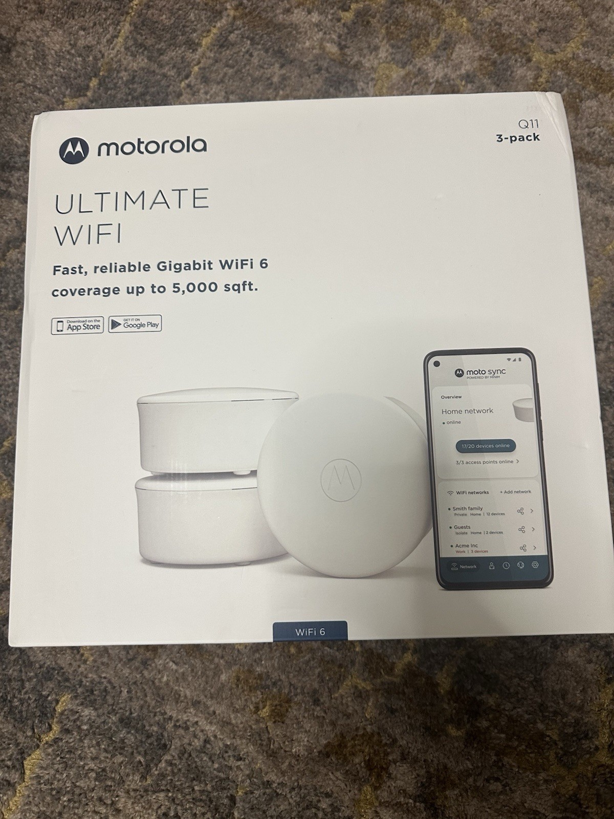 Motorola Ultimate WiFi Q11 3 Pack