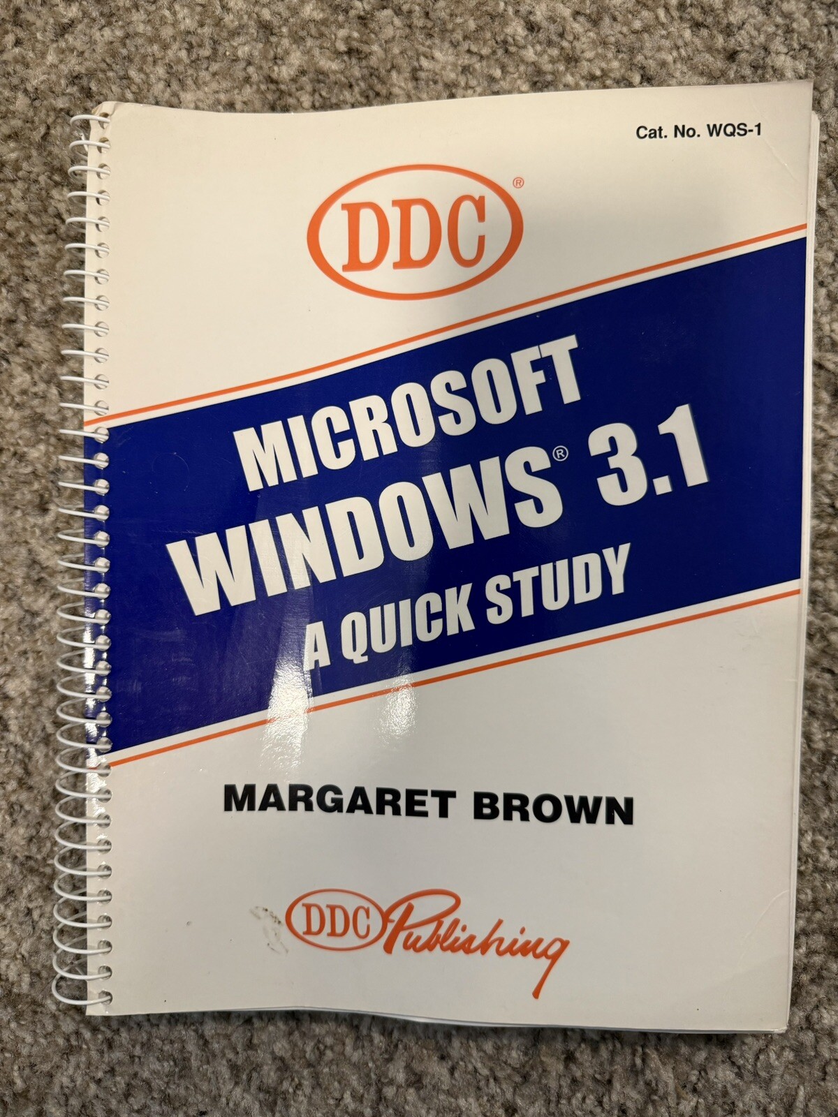 VINTAGE DDC Microsoft Windows 3.1 IBM PC Quick Reference Guide Book 1993