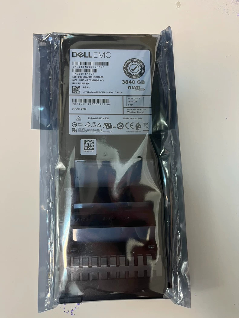 DELL EMC PowerMax 2000/8000 005052696 005052504 3.84T NVMe SSD