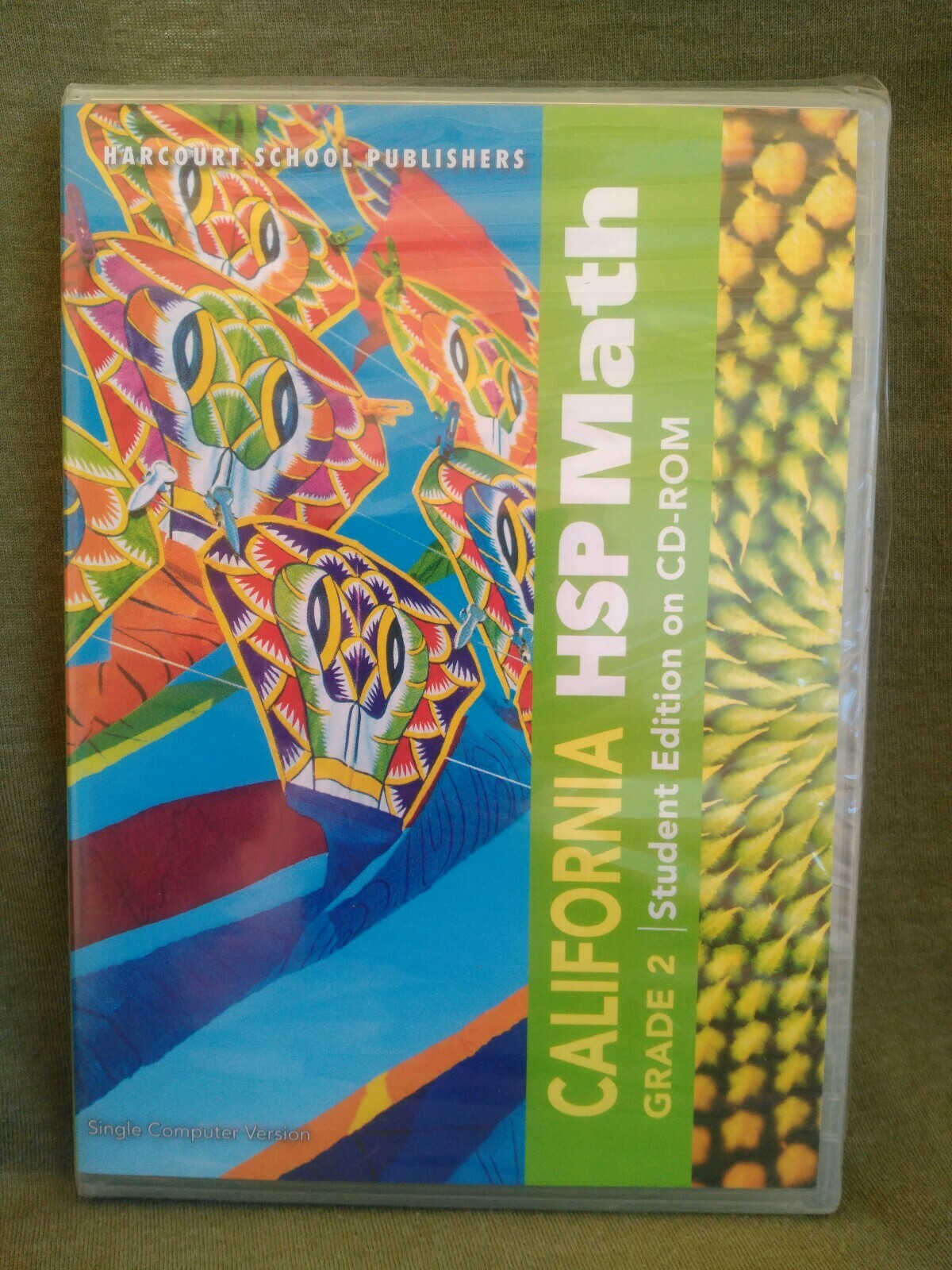 California HSP Math Grade 2 Student Edition CD-ROM Harcourt NEW