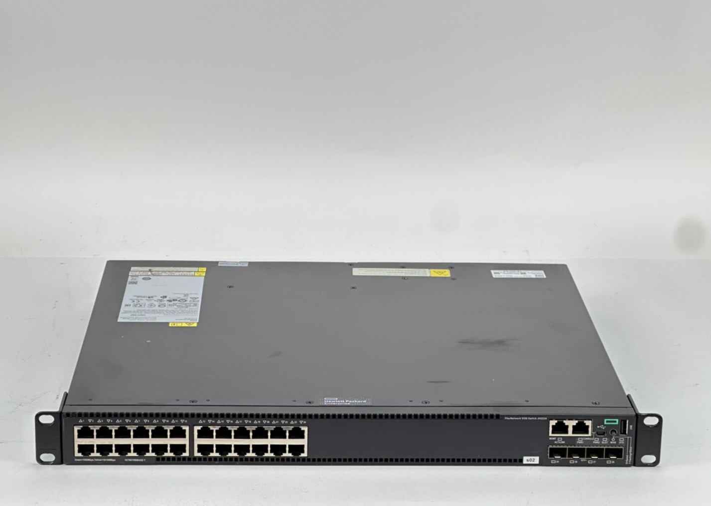 HPE FlexNetwork 5130 L3 24x Gigabit 24G 4xSFP+ 1-Slot HI 4x 10GbE No PSU No Fans