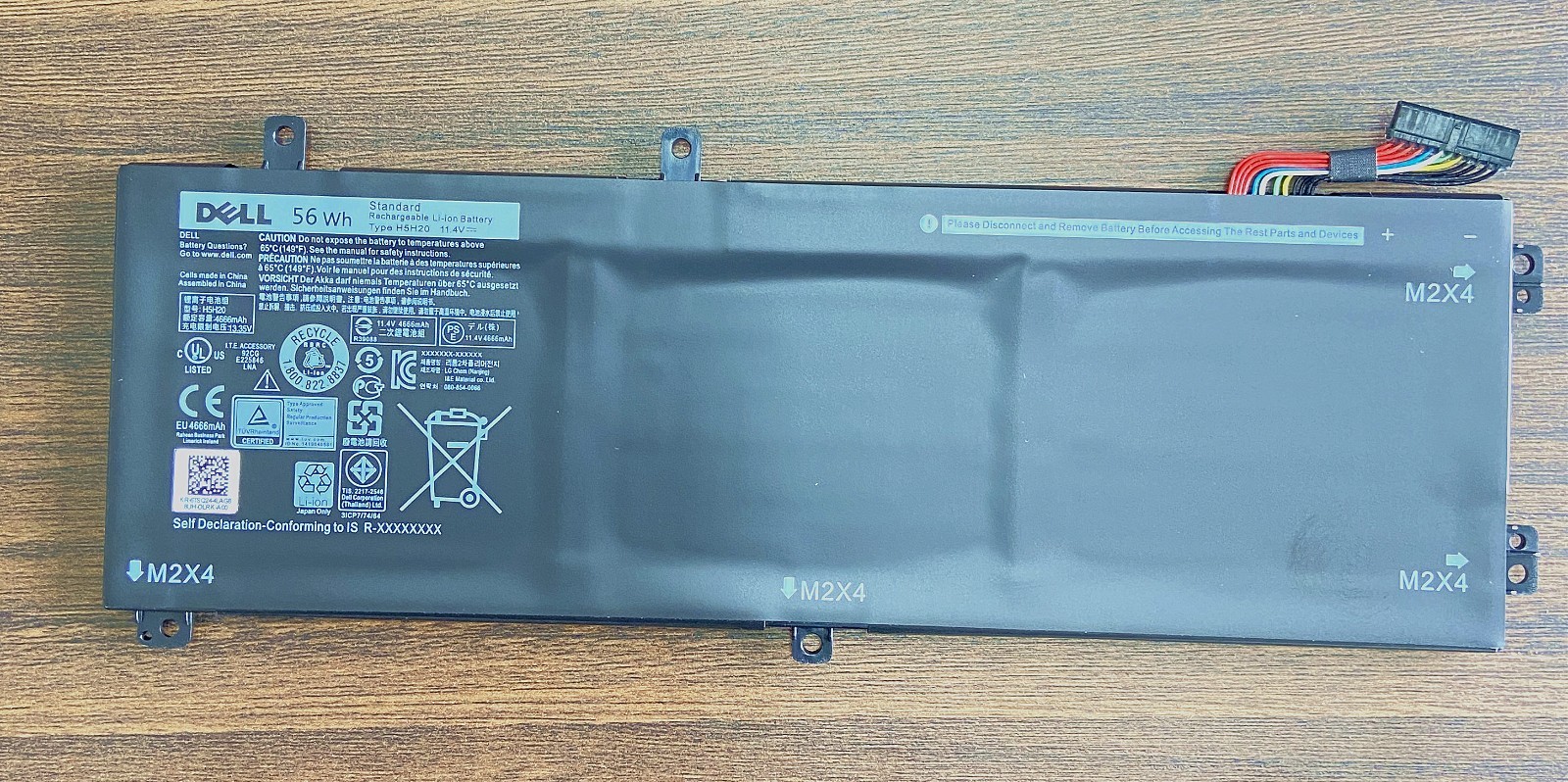Genuine H5H20 Battery P56F P56F001 5D91C 62MJV M7R96 0RRCGW Mobile Workstation