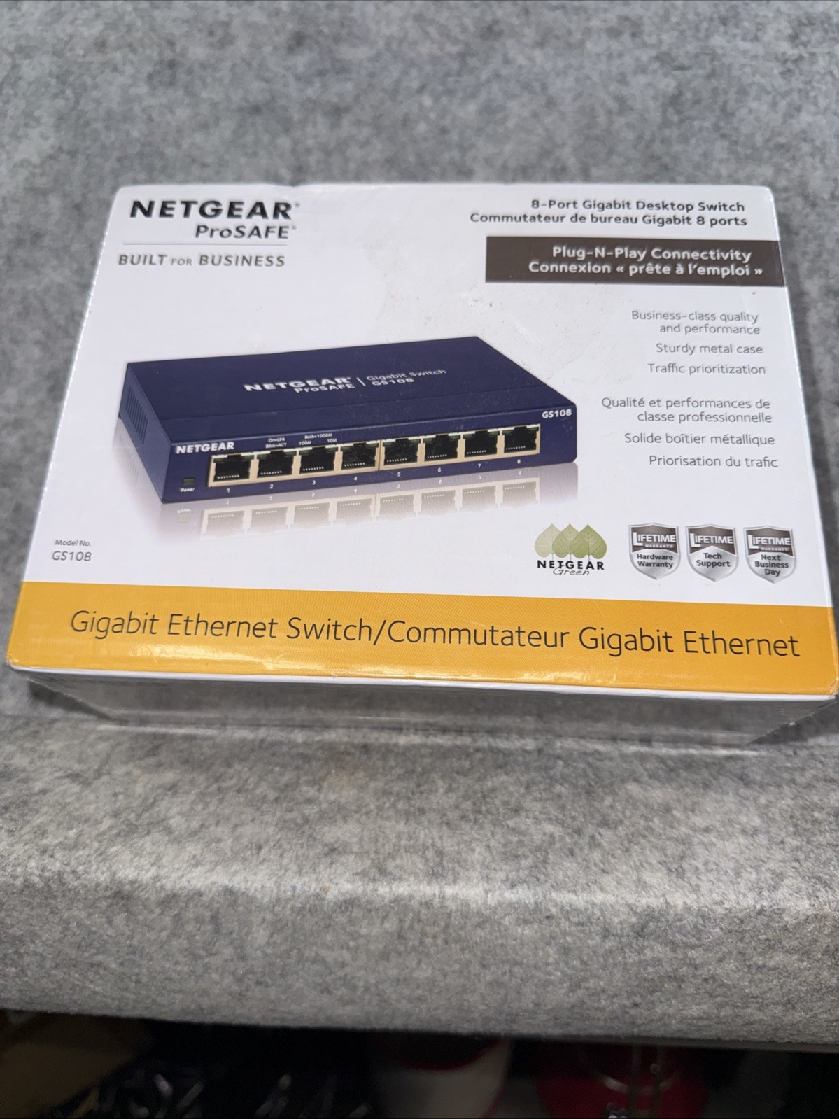 Netgear 8-Port Gigabit Ethernet Unmanaged Switch GS108