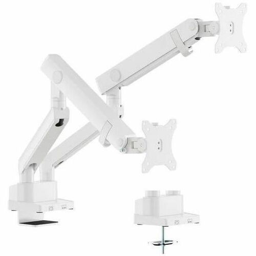 Amer Mounts Hydra HYDRA2B-W Mounting Arm for Flat Curved Screen Monitor HYDRA2BW