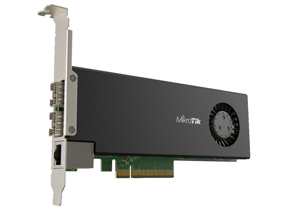 MikroTik New Cloud Core Router CCR2004-1G-2XS-PCIe Network Interface Card