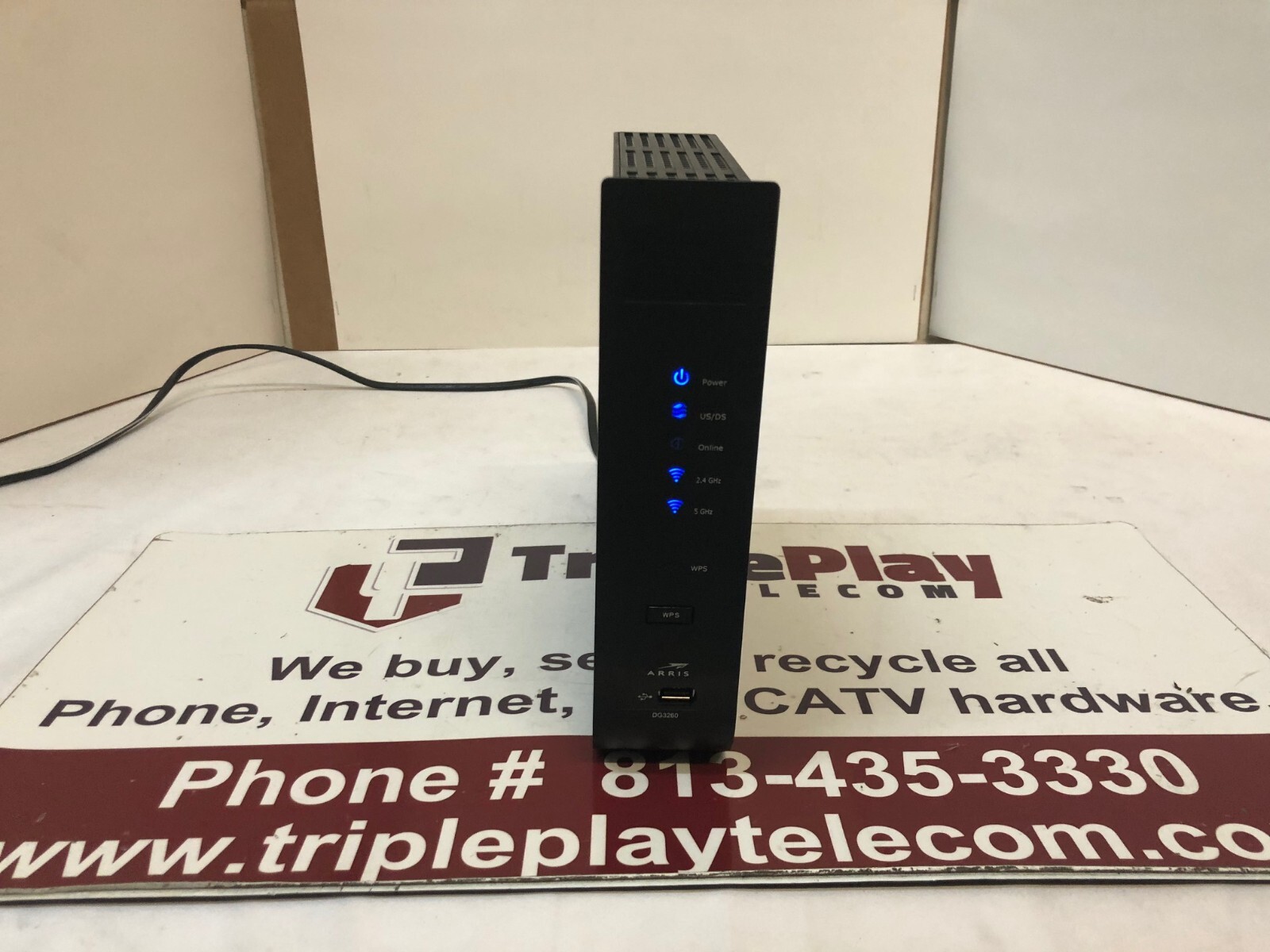Arris DG3260A Dual Band Cable Modem Wireless Router Gateway w/ Power Cord