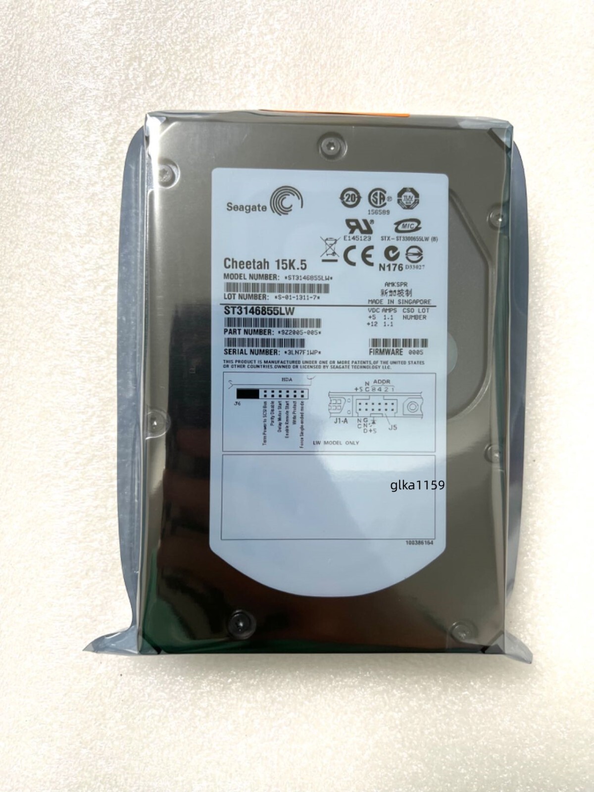 FOR Seagate Cheetah 15K.5 ST3146855LW 146GB 15K 68-Pin SCSI Hard Drive HDD