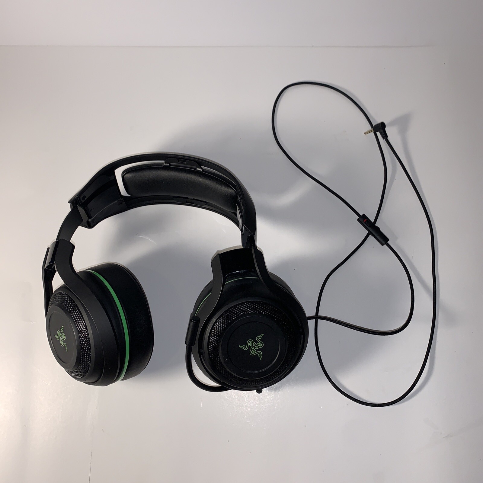 razer kraken headset wired multi platform  black& Green