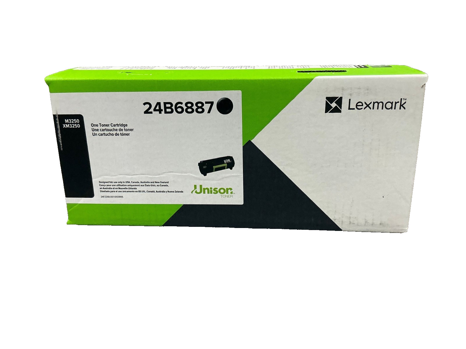Genuine Lexmark Black Toner M3250 (24B6887)