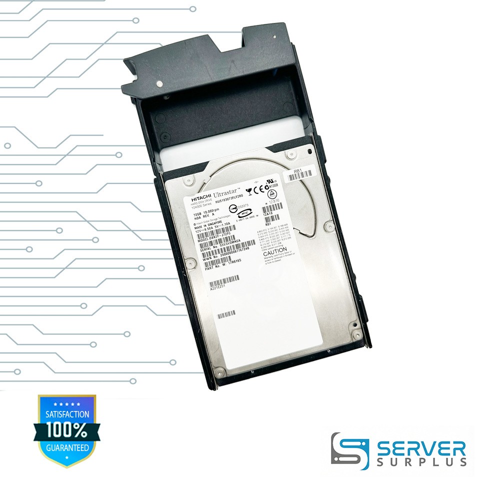 Hitachi Ultrastar 10K300 72GB 10K 3.5 in Enterprise HDD | 17R6165